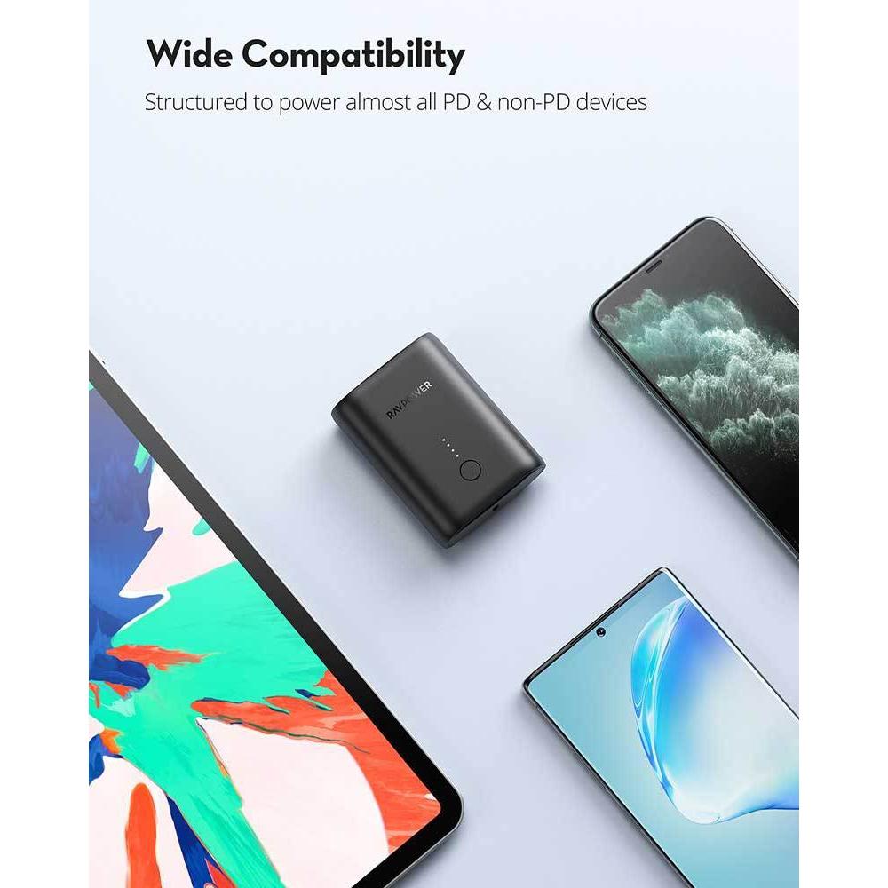 RAVPower 2-Port PD Pioneer MFI Power Bank 10000mAh 18W - Blak