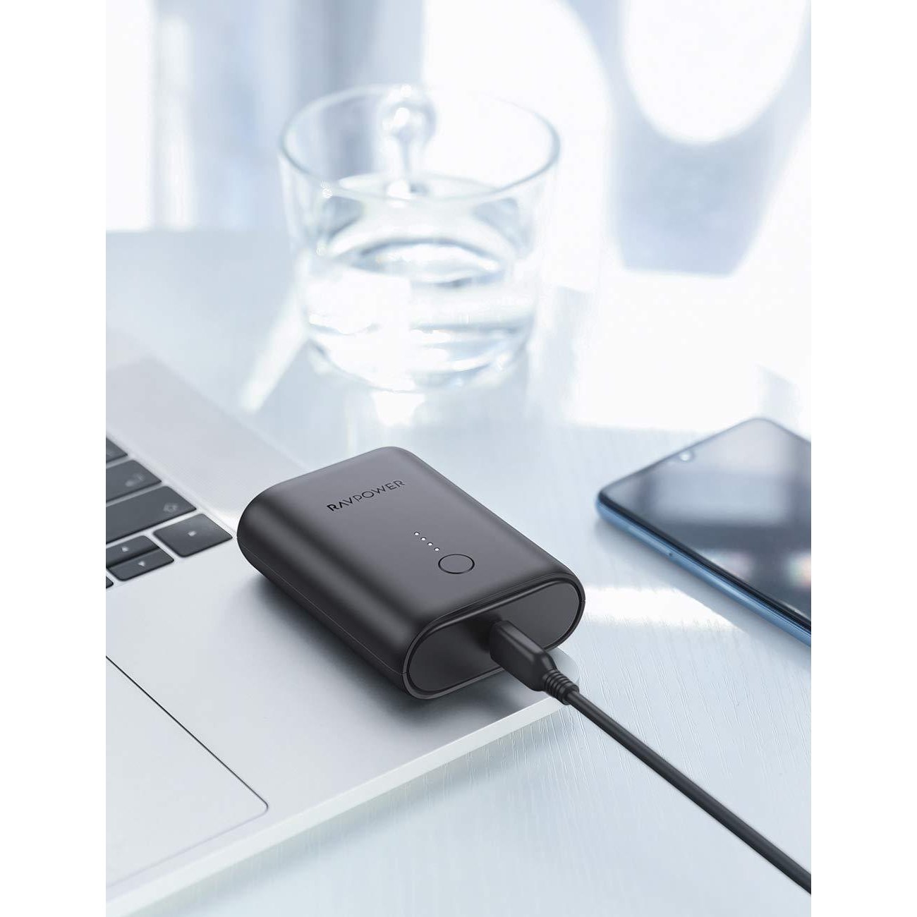RAVPower 2-Port PD Pioneer Mini Power Bank 10000mAh 18W - Black