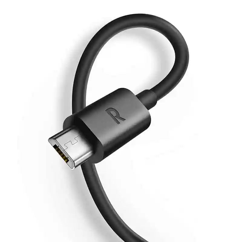 RAVPower Charge & Sync USB-A to Micro USB Cable 1M - Black