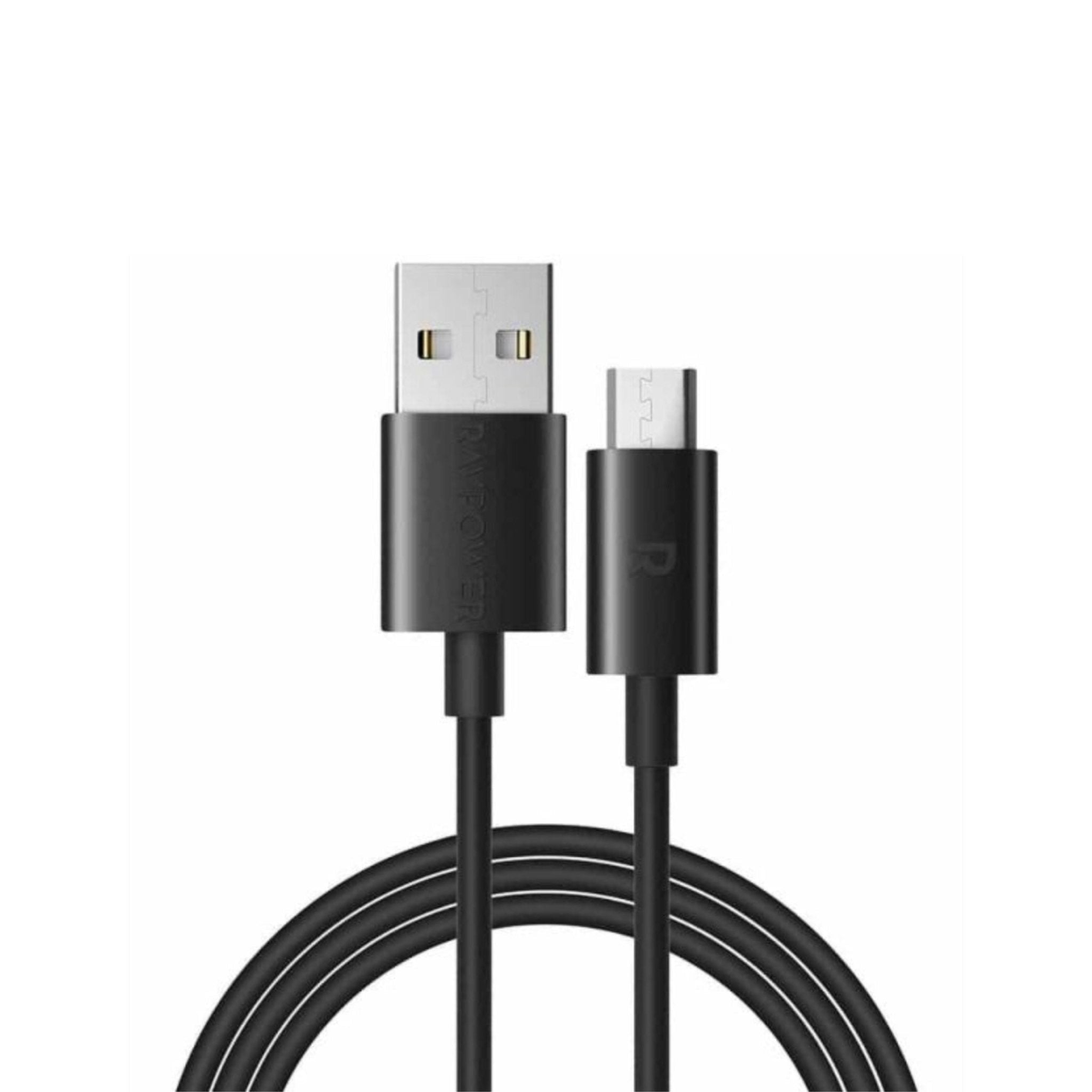 RAVPower Charge & Sync USB-A to Micro USB Cable 1M - Black