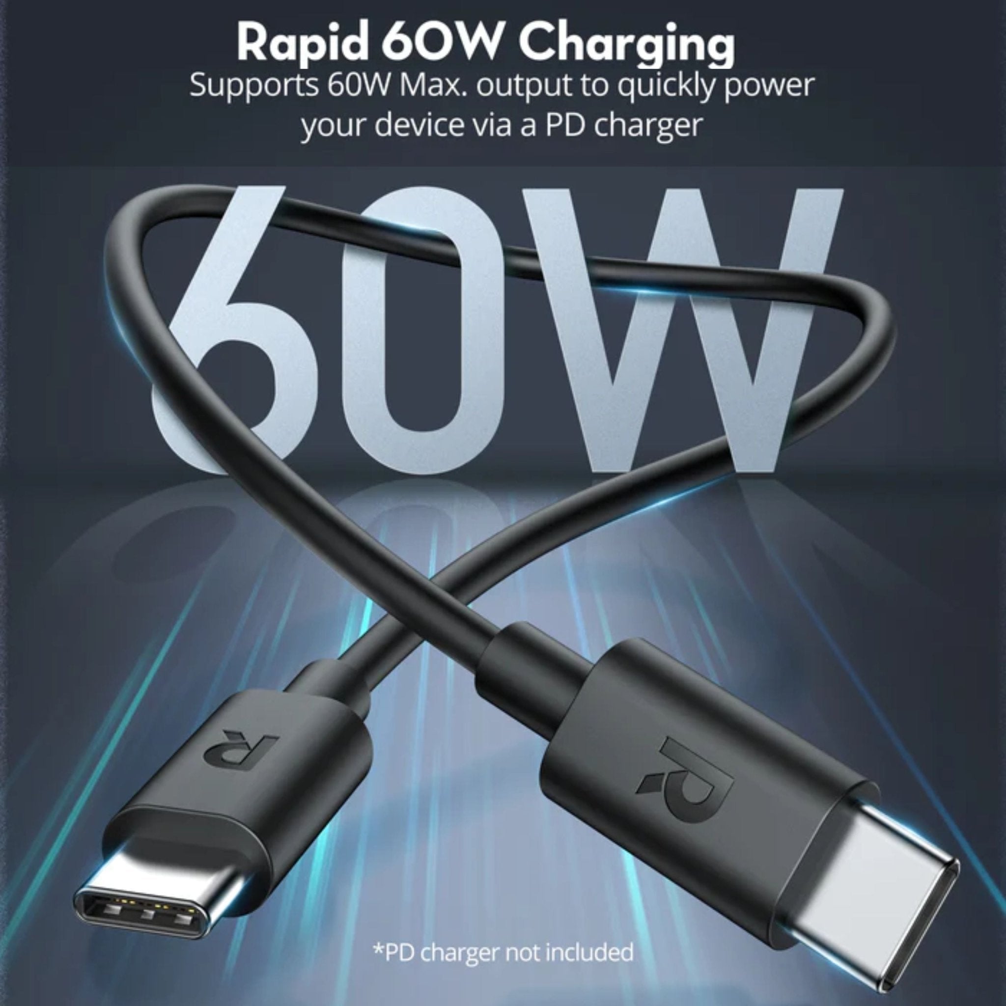 RAVPower Charge&Sync Type-C to Type-C cable 1M