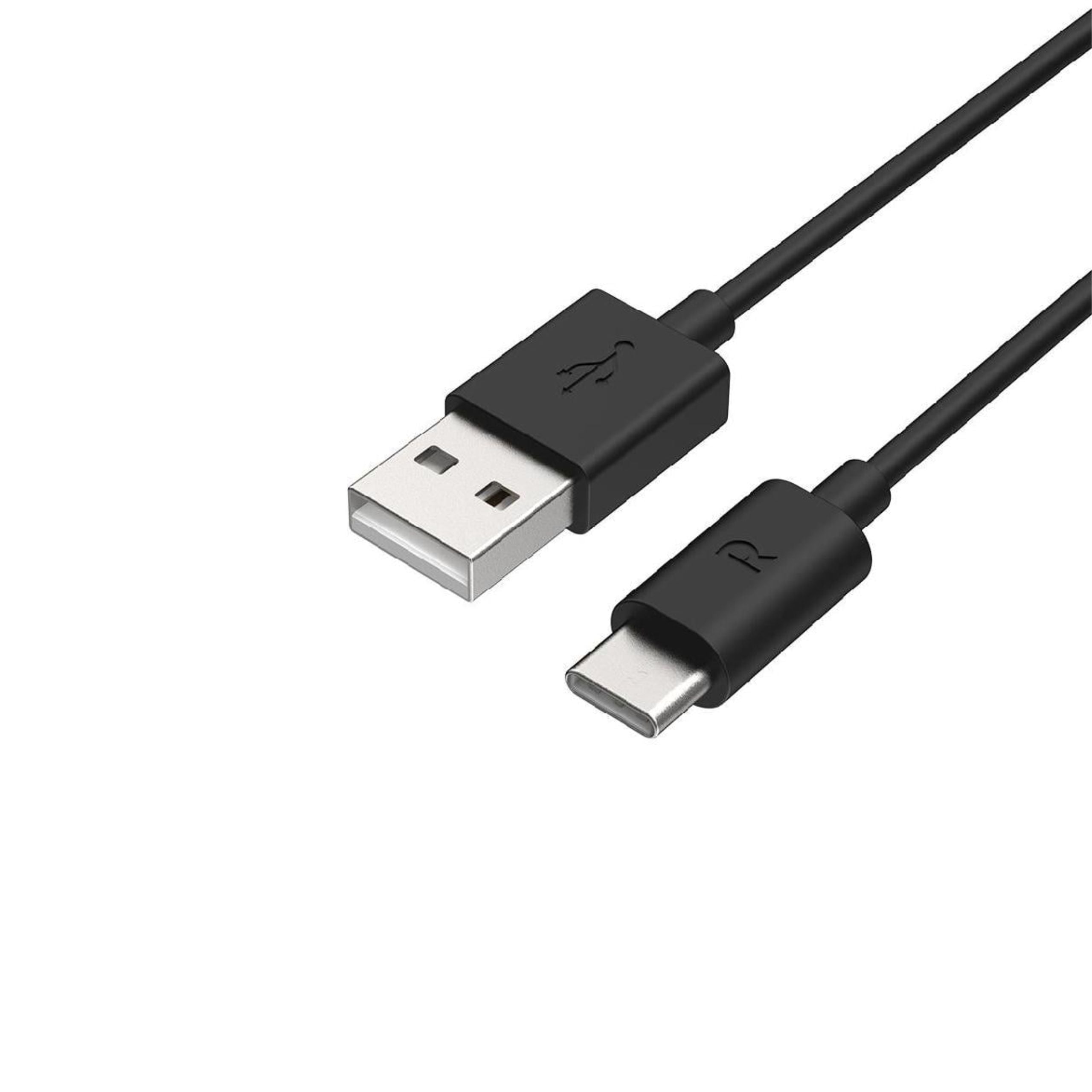 RAVPower Charge&Sync USB-A to Type-C cable 1M - Black