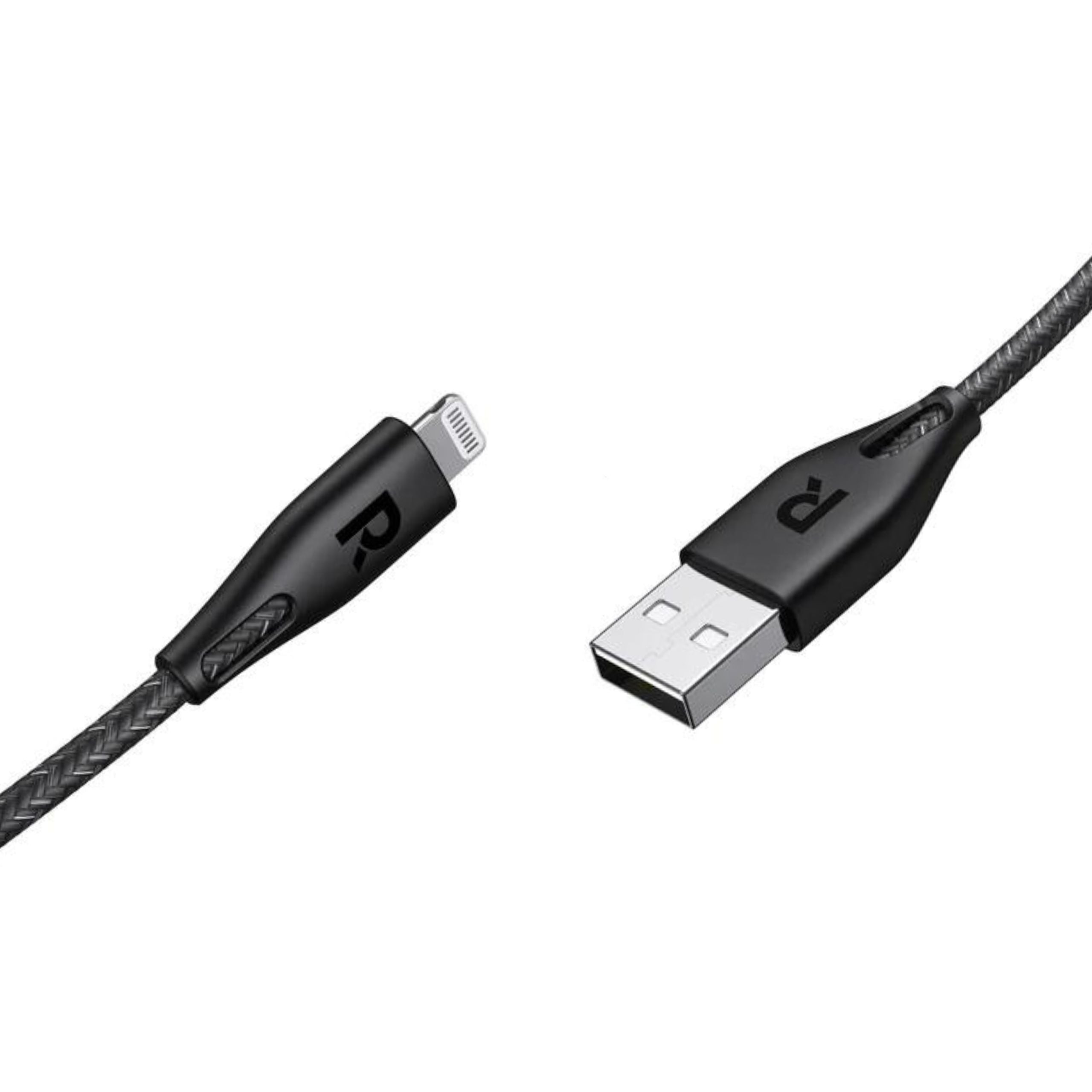 RAVPower USB A to Lightning Connector Nylon 3m Cable - Black