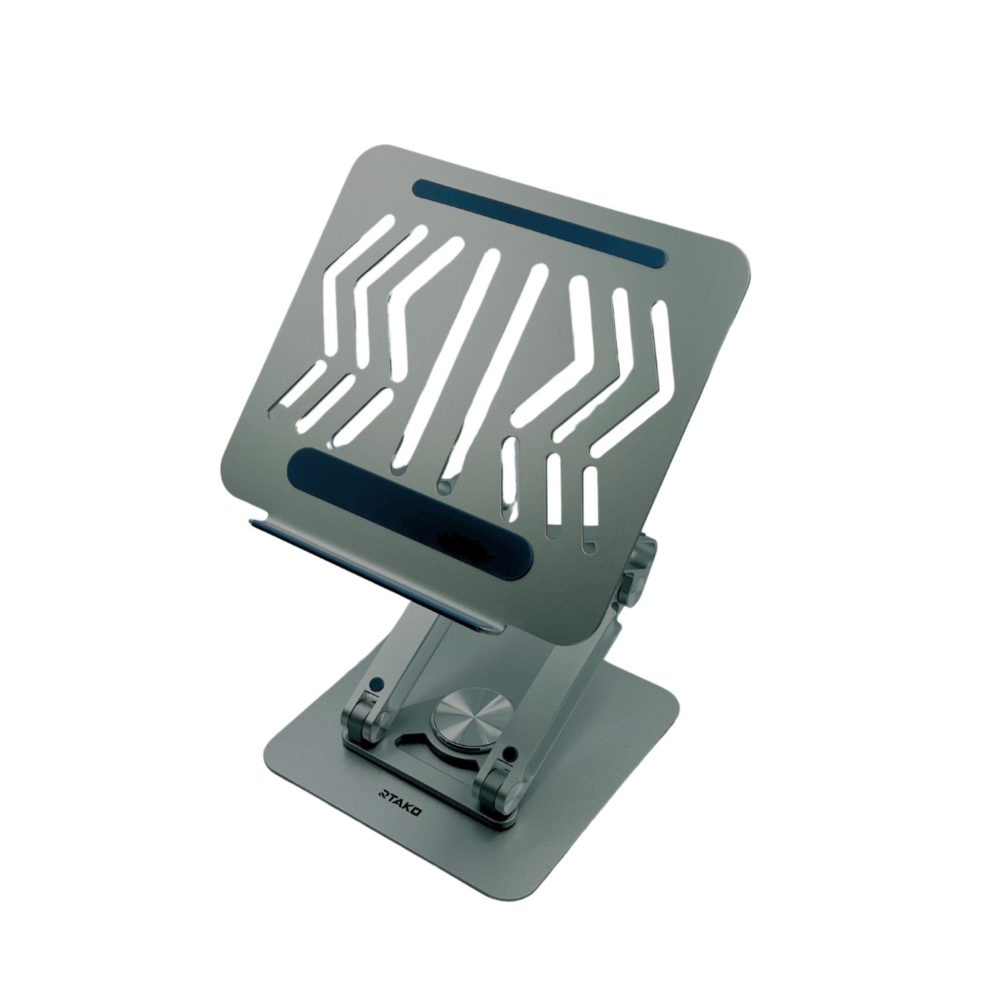 RTAKO 3-Level Adjustable Laptop Stand With 360 3D Roating Base RS-CP84S - Silver