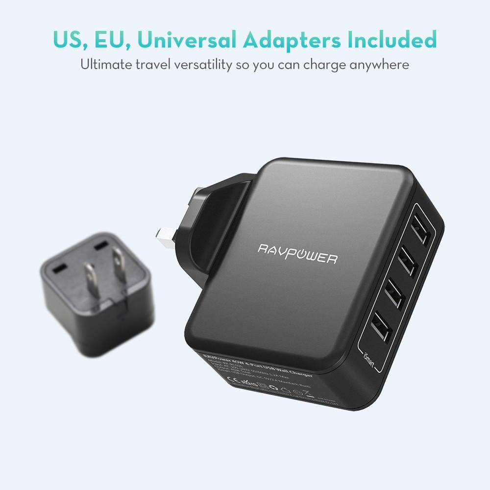 RavPower 10 in 1 Portable Charger Combo - Black