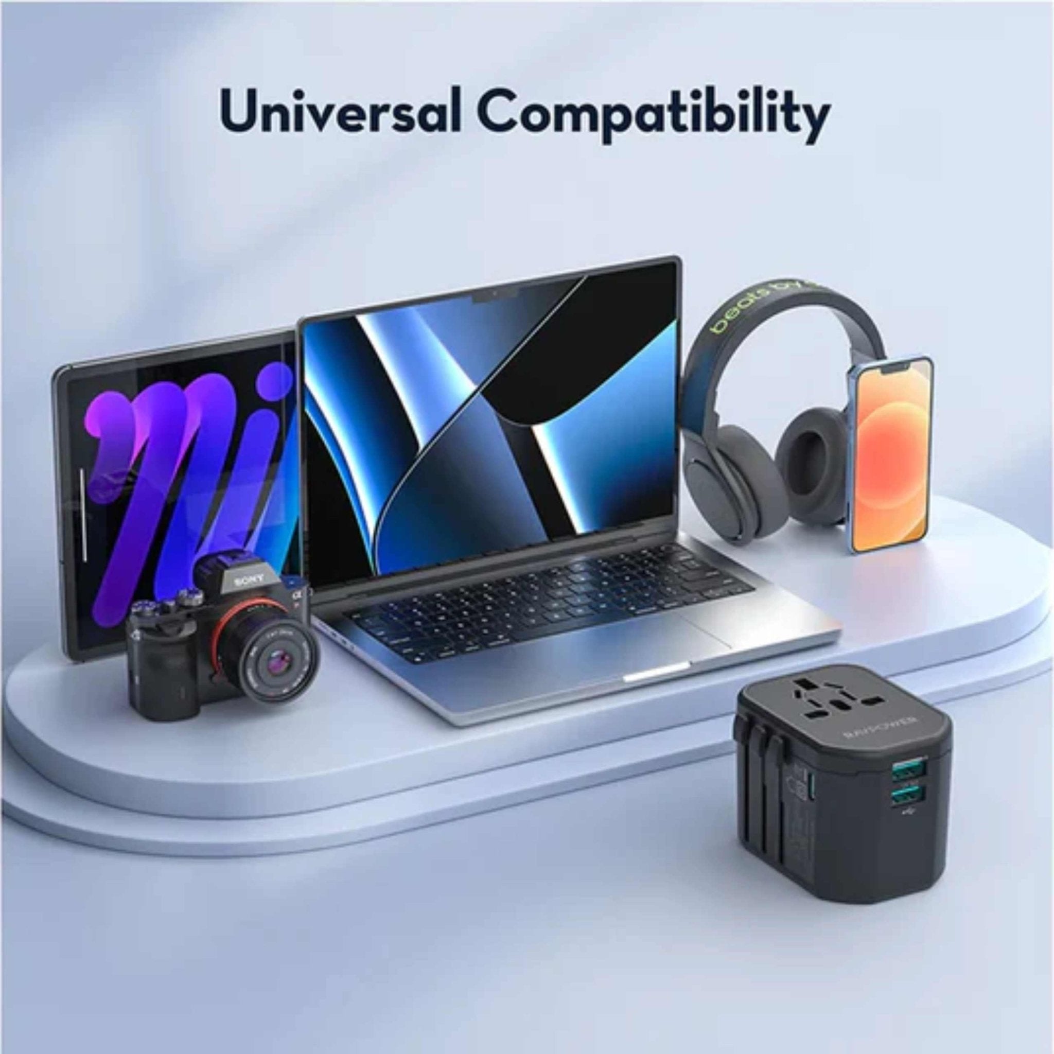 Ravpower 20W 3-Port Travel charger - Black