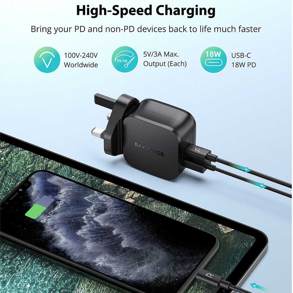 Ravpower 5-IN-1 PD Pioneer Power Bank Combo