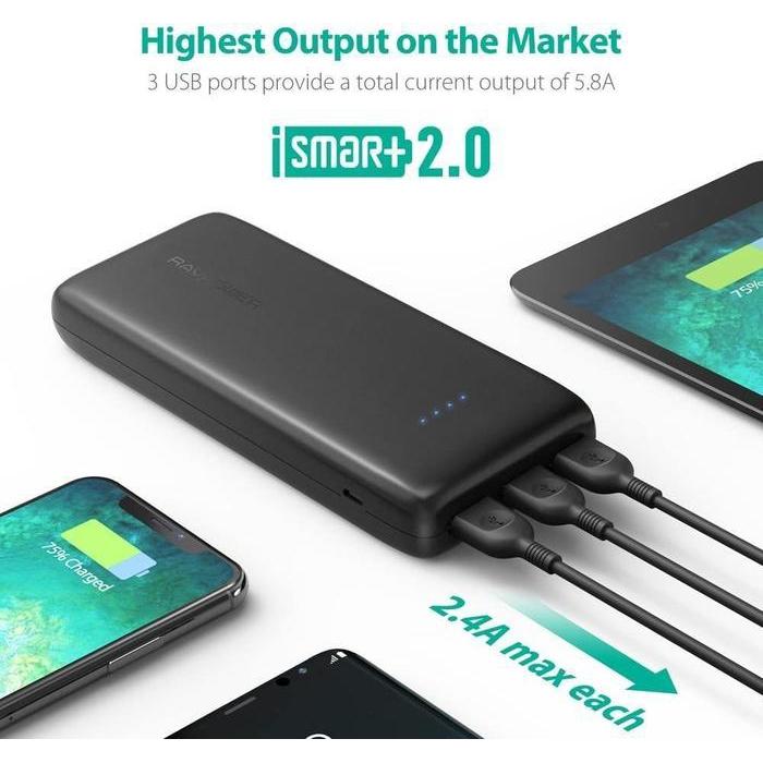 Ravpower Ace Series 32000mAh Portable Charger - Black