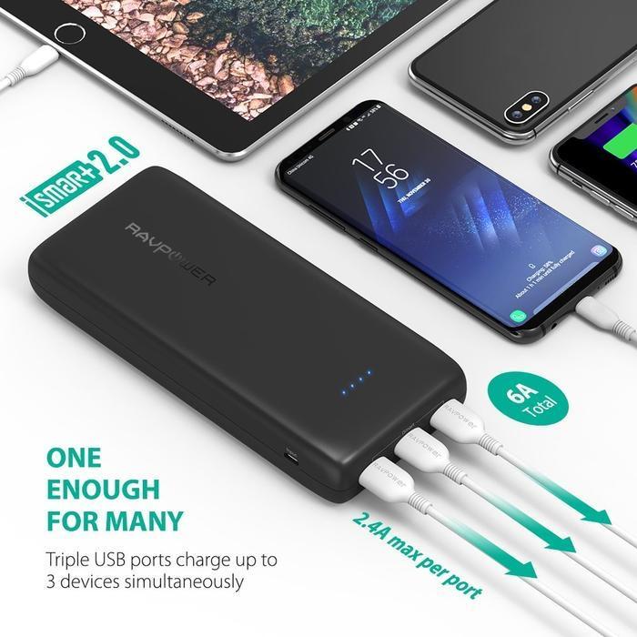 Ravpower Ace Series 32000mAh Portable Charger - Black