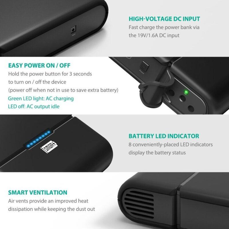 Ravpower Powerbank 27000mAh with AC 220 V