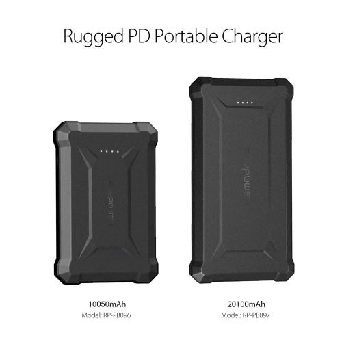 Ravpower Rugged Series Portable Power Bank 20100mAh - Black