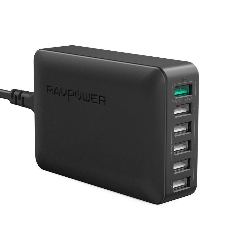 Ravpower Turbo 60w 6-Port Desktop Charger