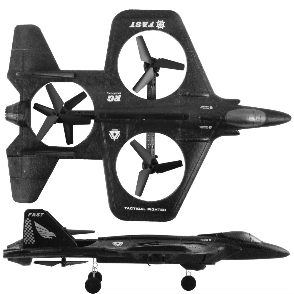 Remote Control Jet Drone With Camera 4K - Black