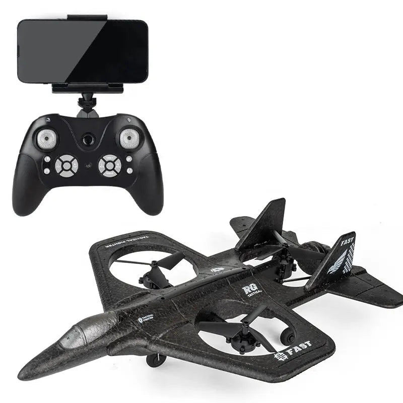 Remote Control Jet Drone With Camera 4K - Black