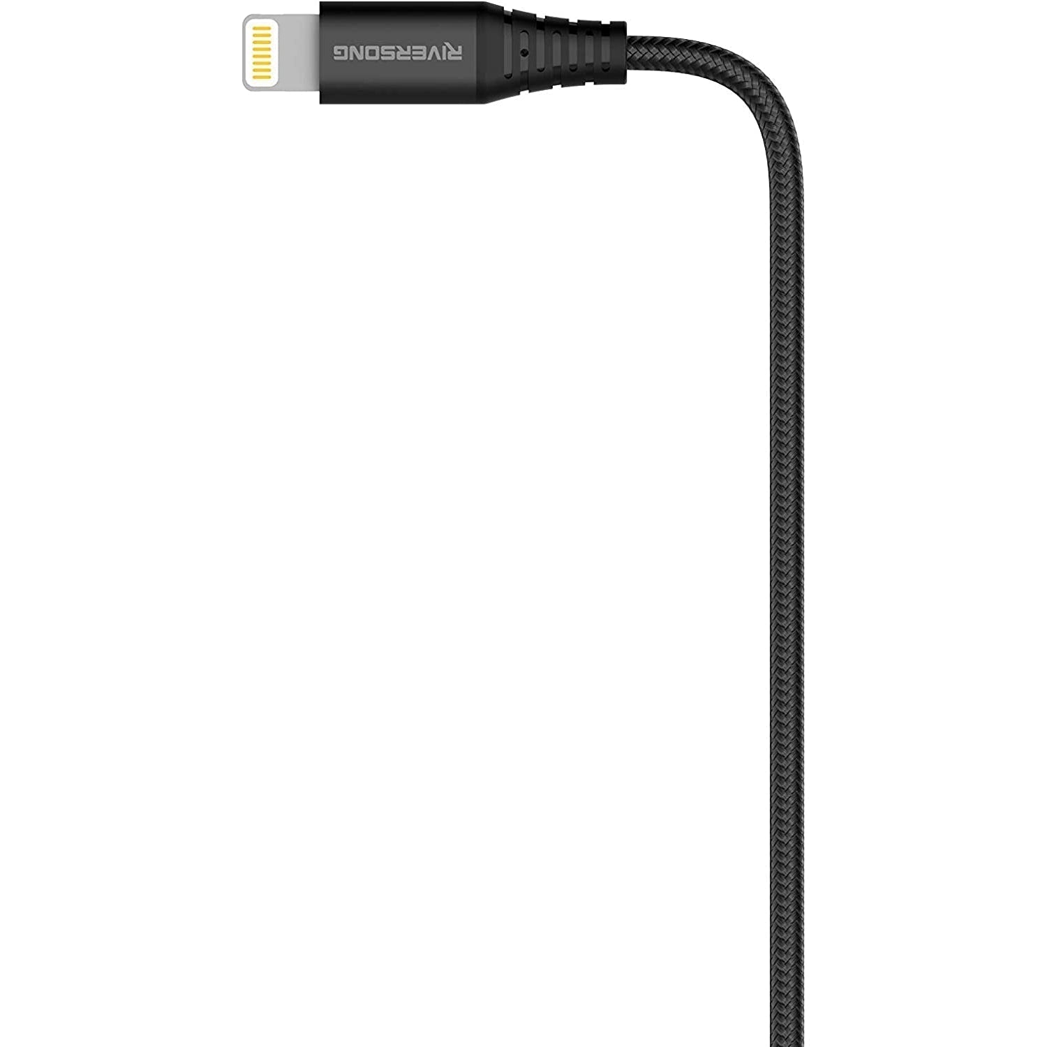 Riversong Alpha S 2.4A Nylon Braided Lightning Cable 1M CL32 - Black