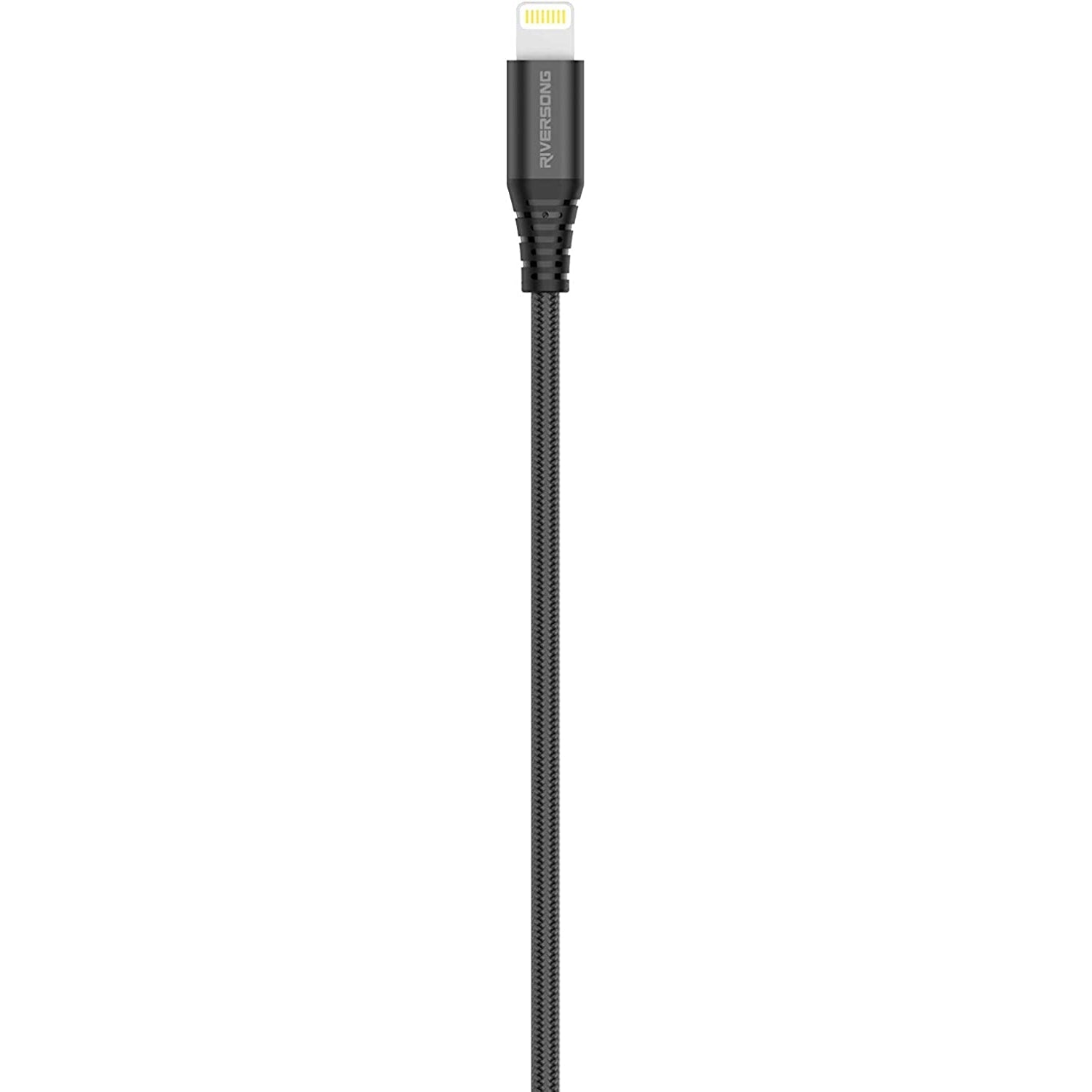 Riversong Alpha S 2.4A Nylon Braided Lightning Cable 1M CL32 - Black