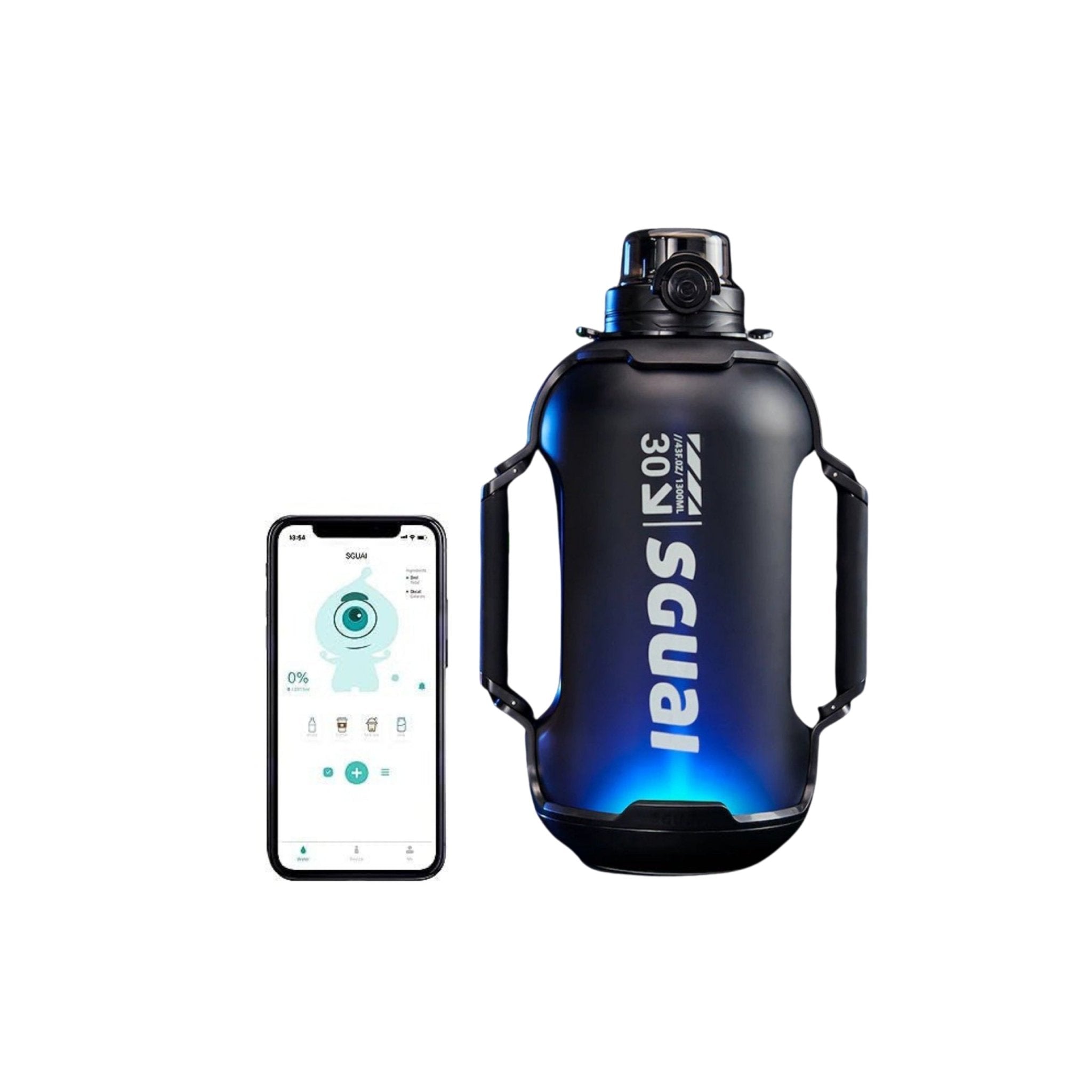 SGUAI T30 Smart Bottle 1.3 Liter - Black