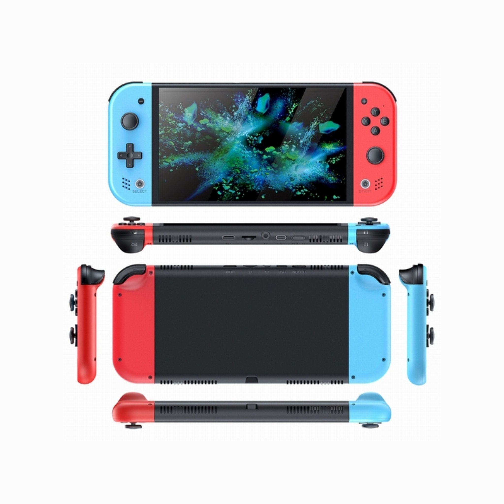 SJGAM Video Game Console Handheld HD 7 Inches - Black