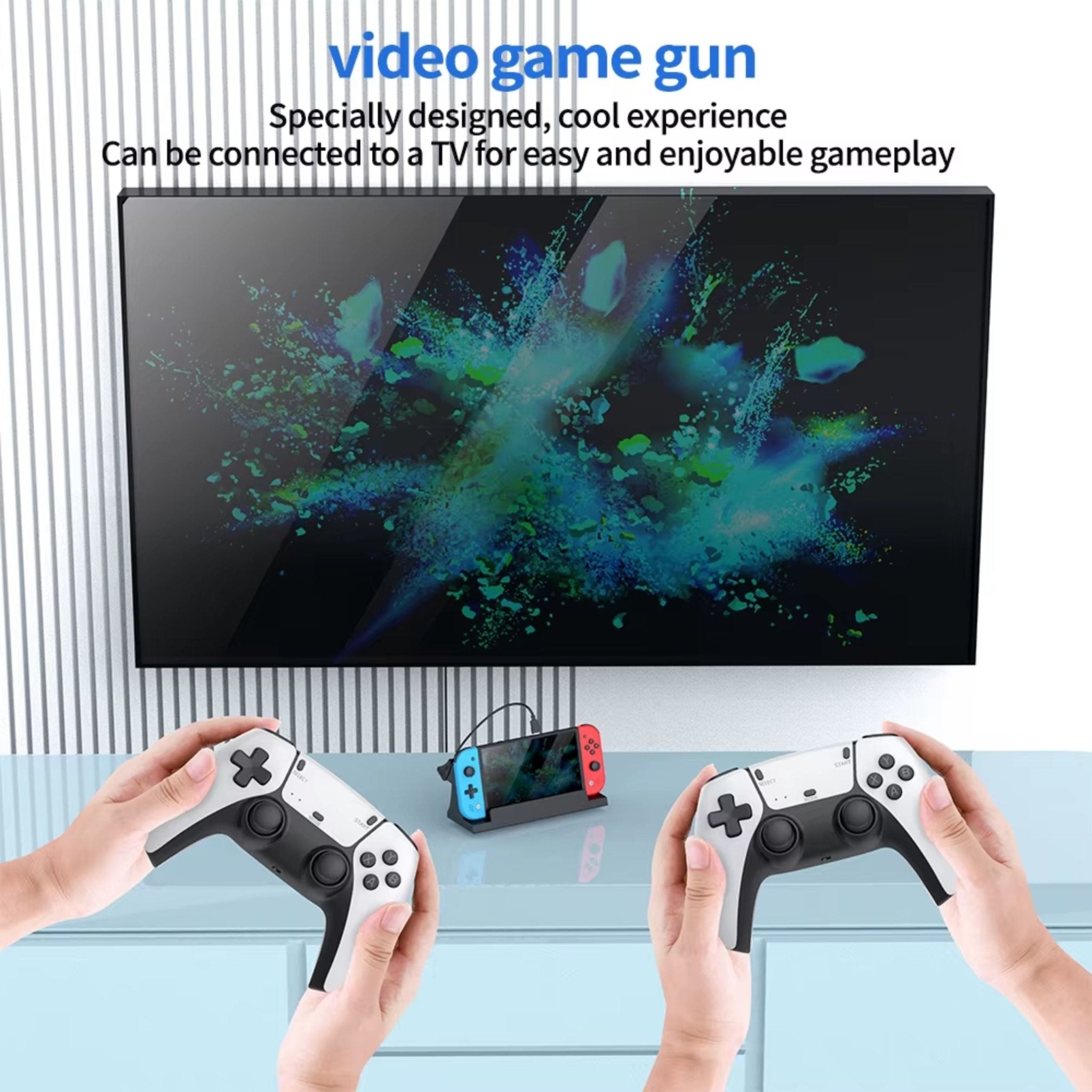 SJGAM Video Game Console Handheld HD 7 Inches - Black