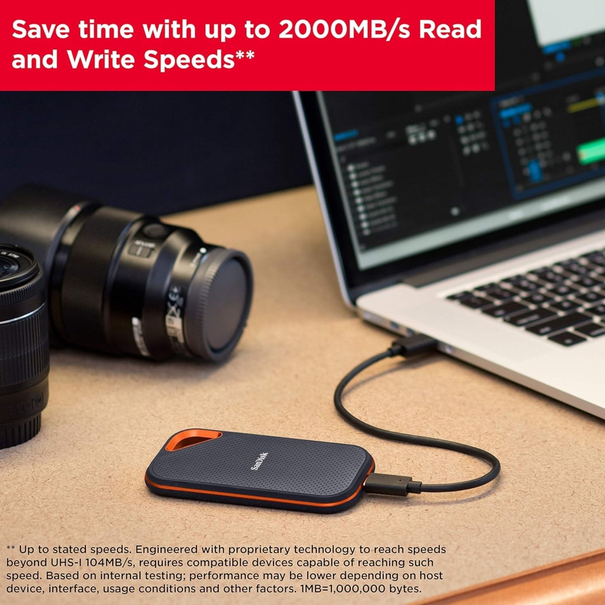 SanDisk Extreme PRO 2000MBs -Black