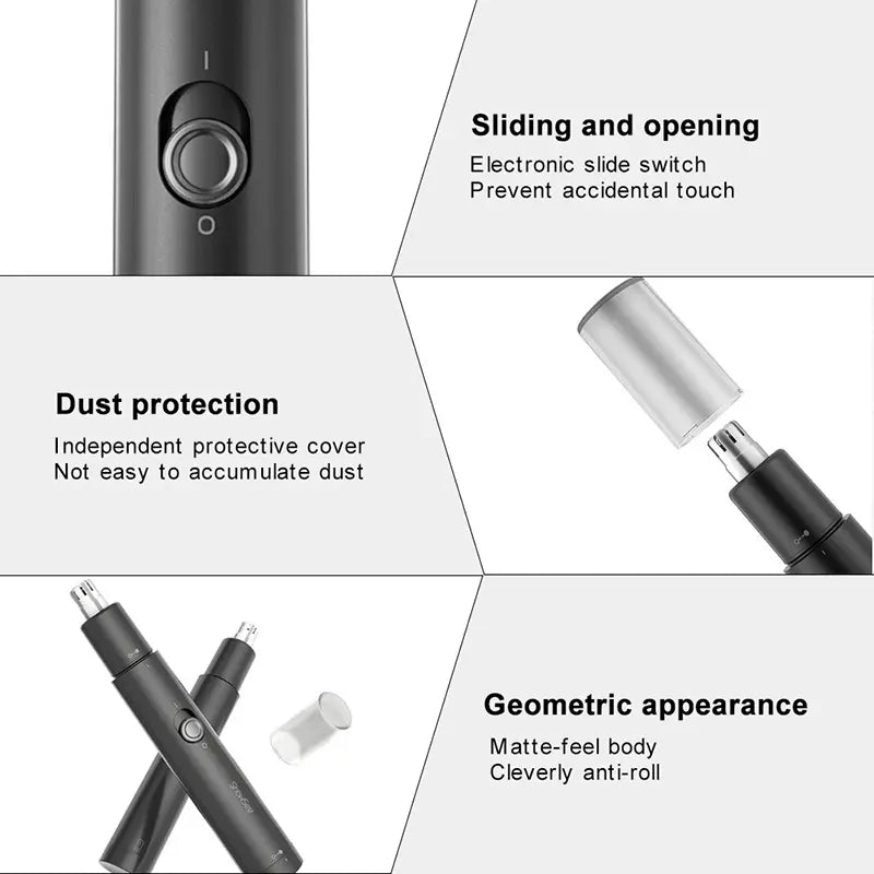 Showsee Small Nose Hair Trimmer - Black