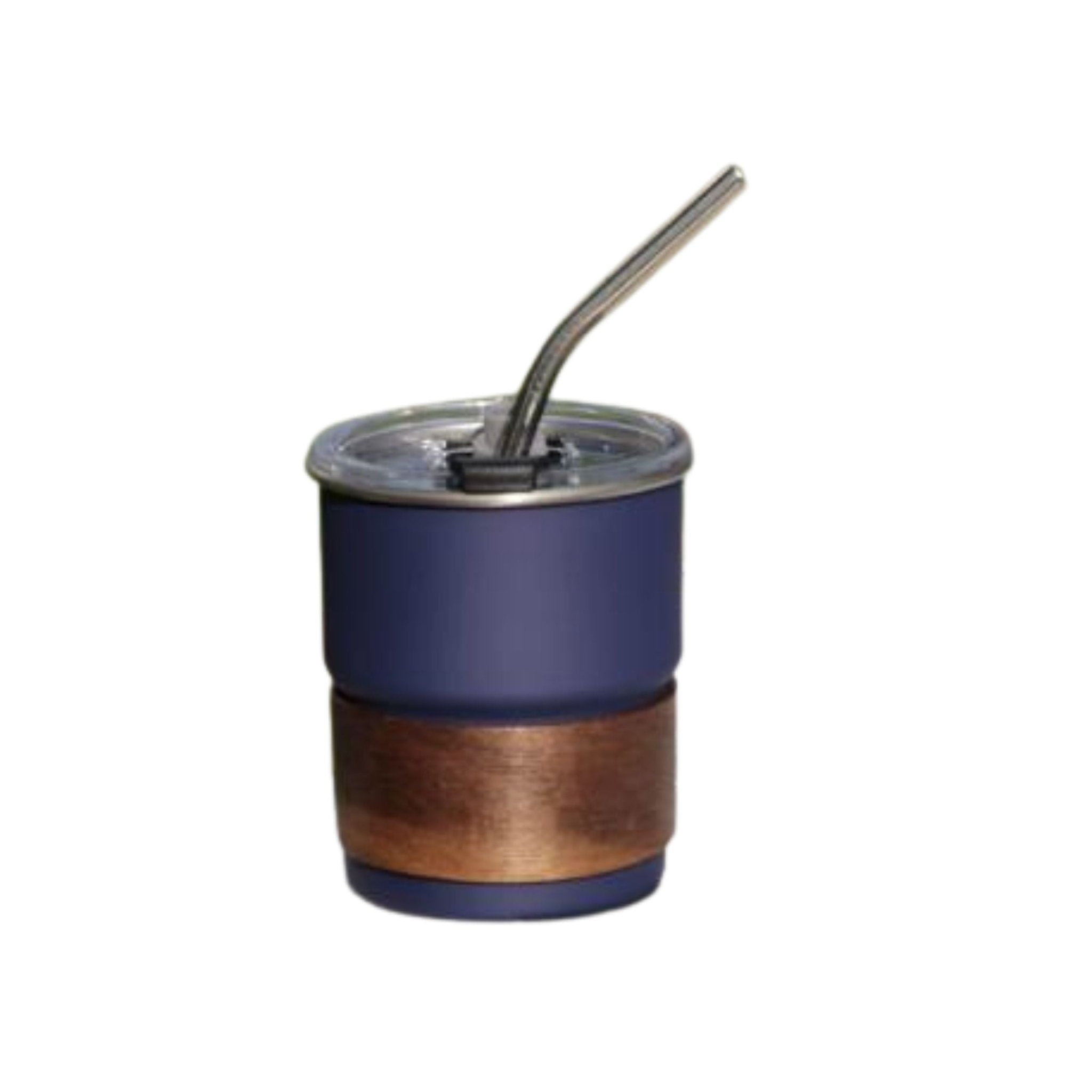 Stainless Steel Coffee Tumbler with Straw & Lid 300ml