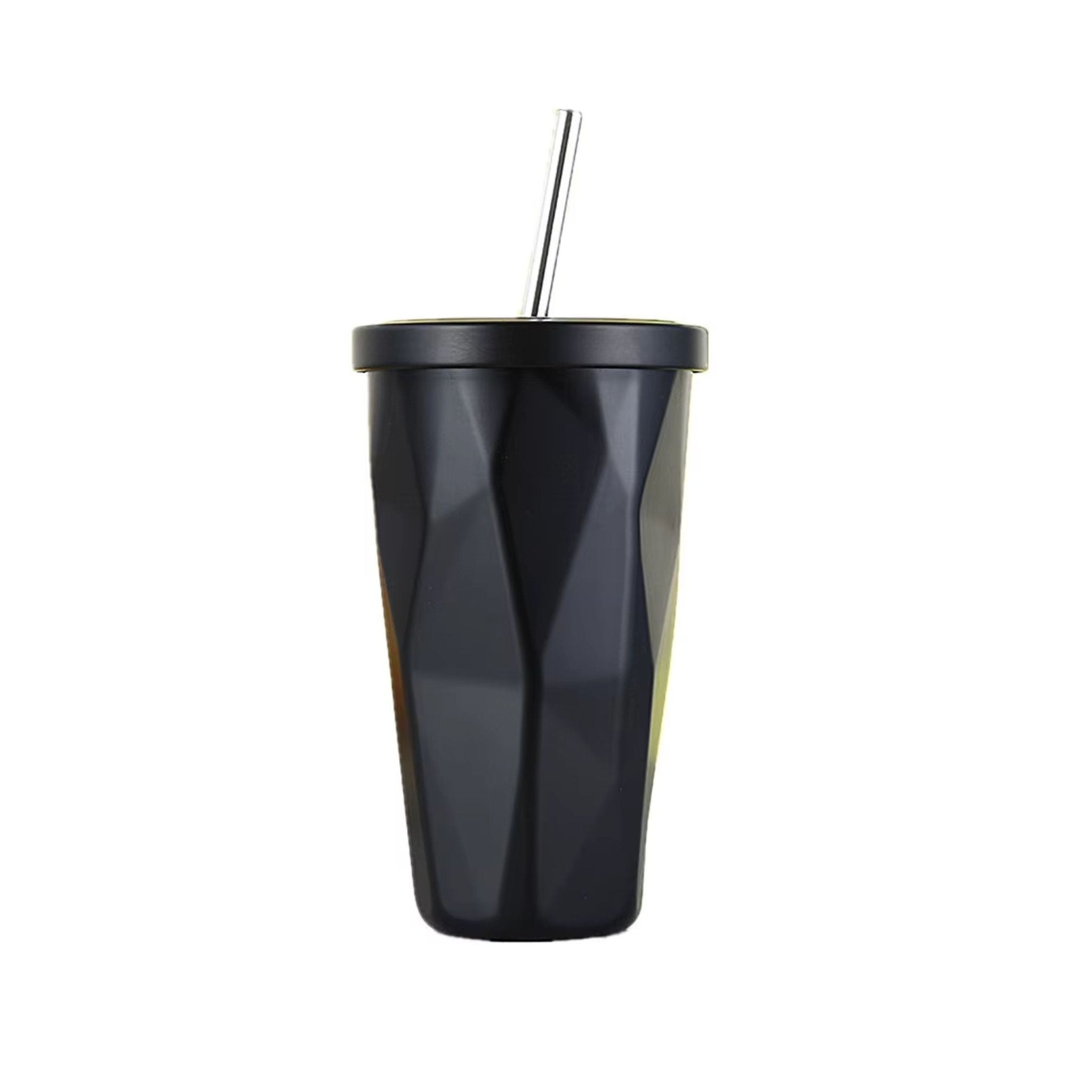 Stainless Steel Tumbler Coffee Mug With Straw 500ml