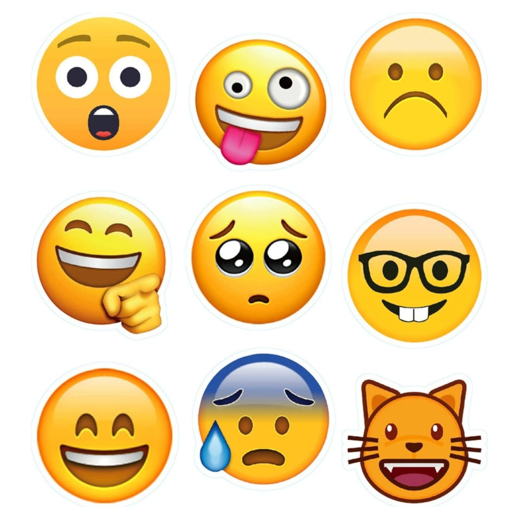 Sticker Emojis Book 12 Pages - 100pc