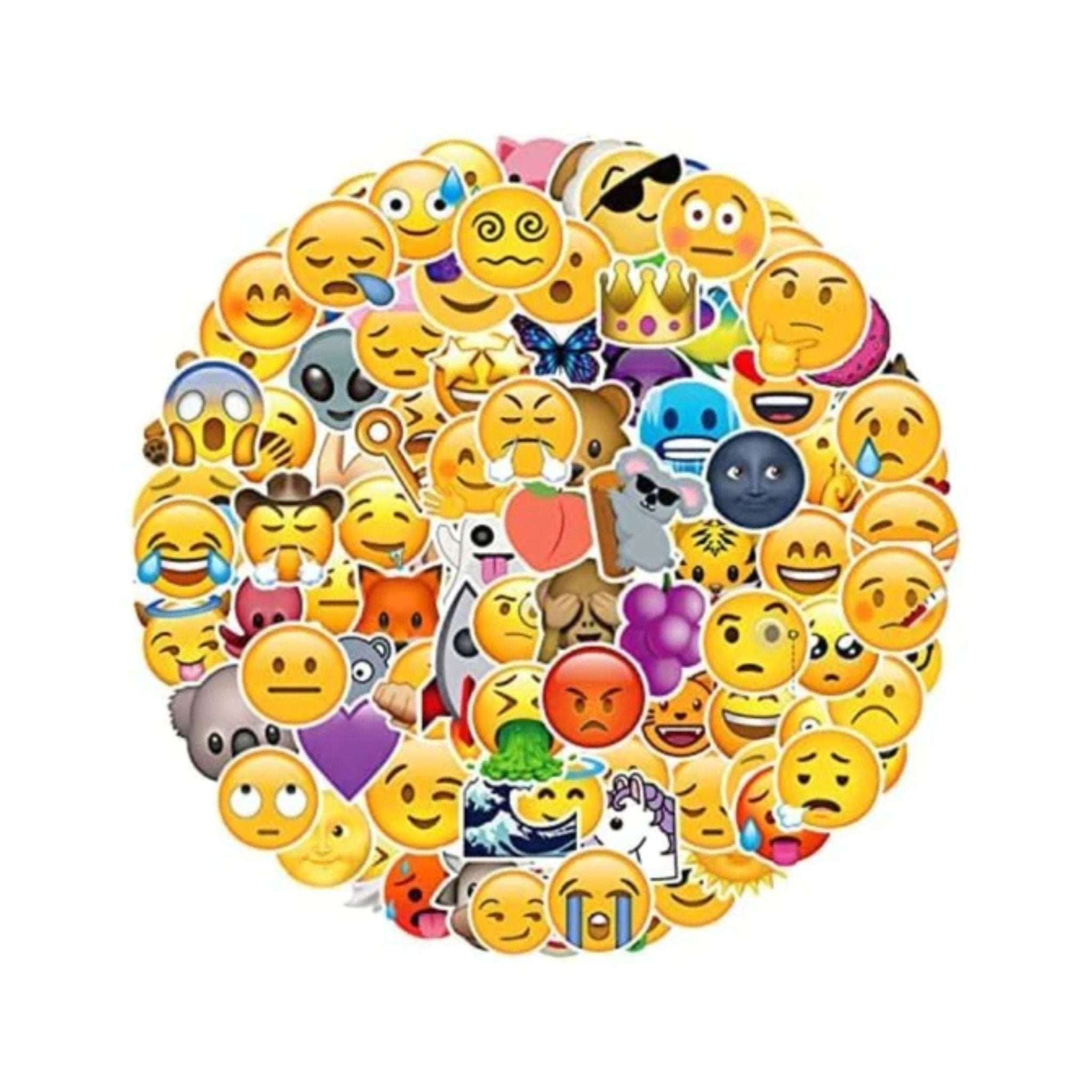 Sticker Emojis Book 12 Pages - 100pc