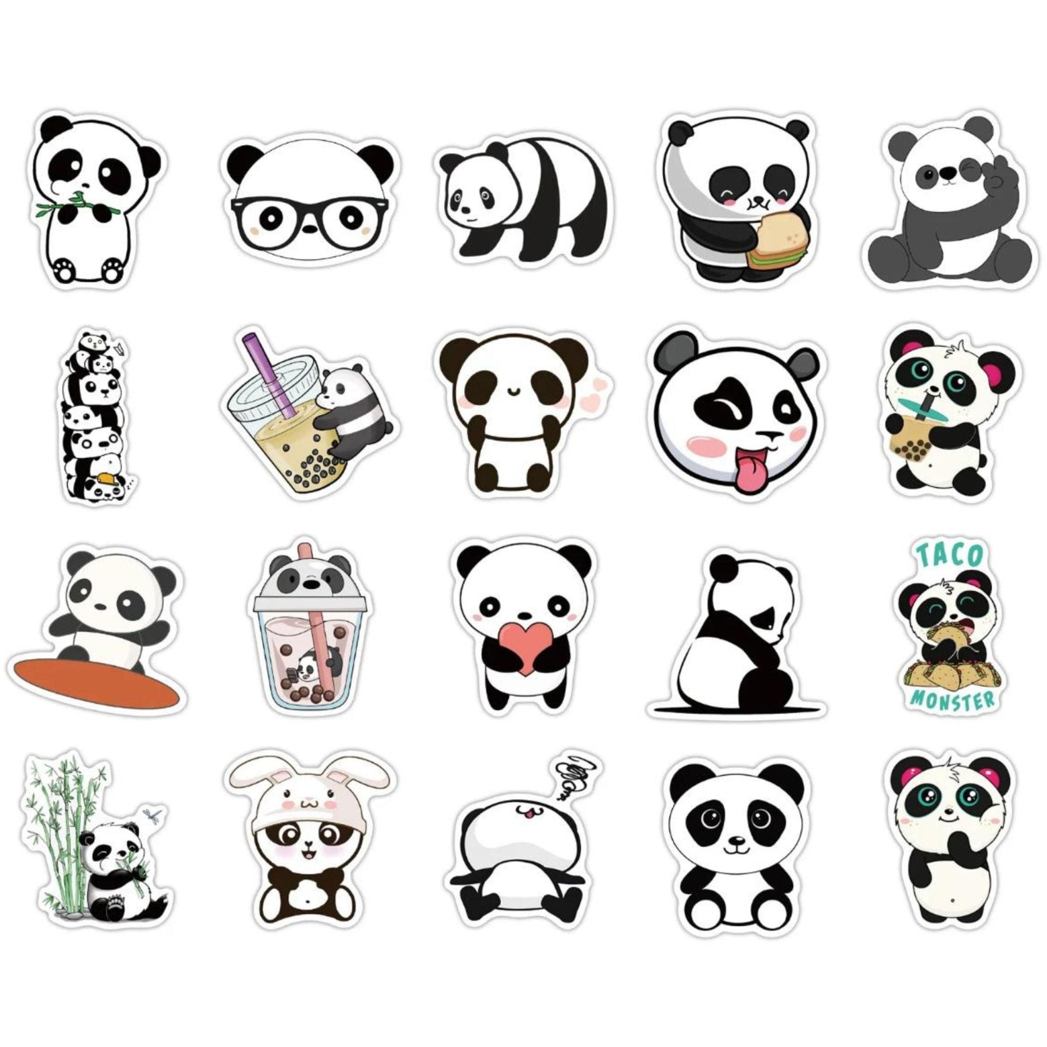 Sticker Panda - 50pc