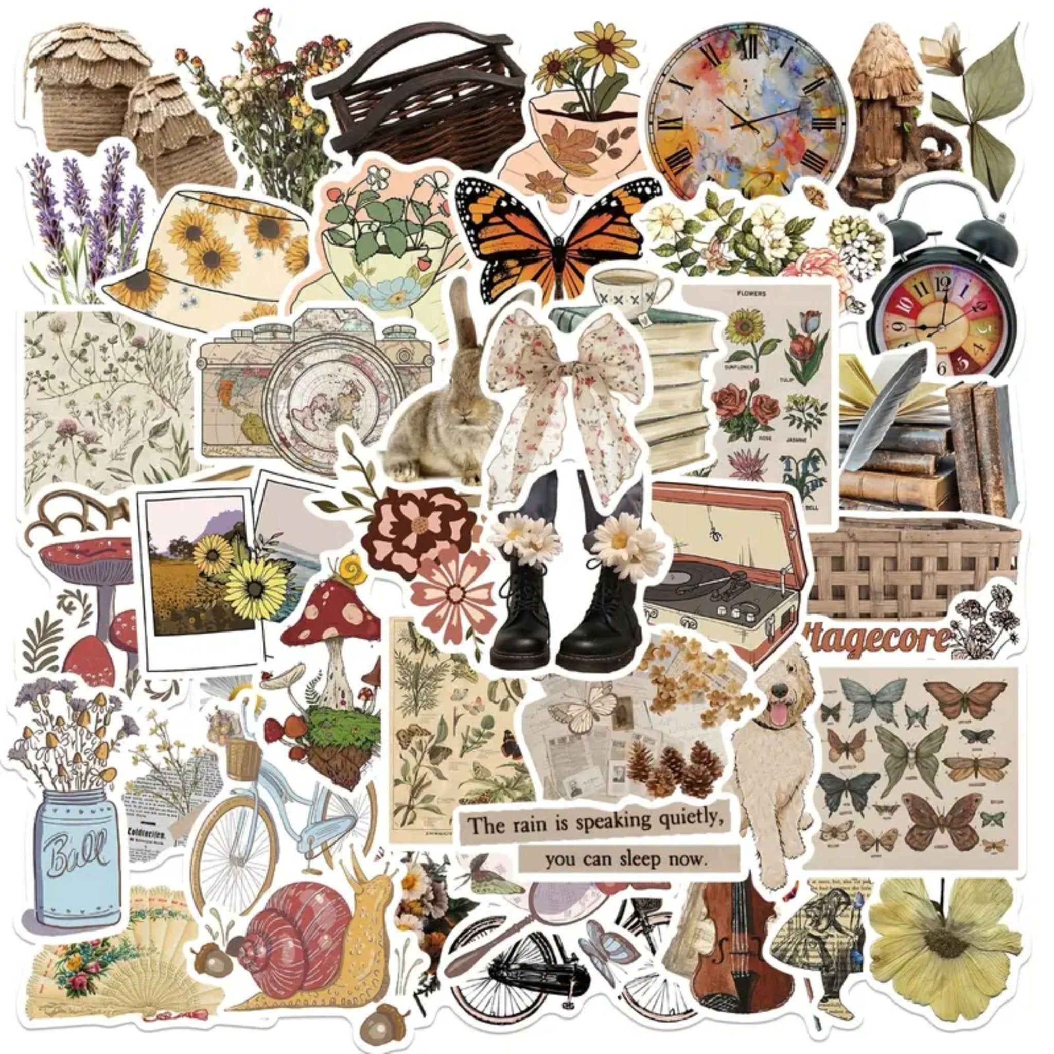 Sticker Vintage - 50pc