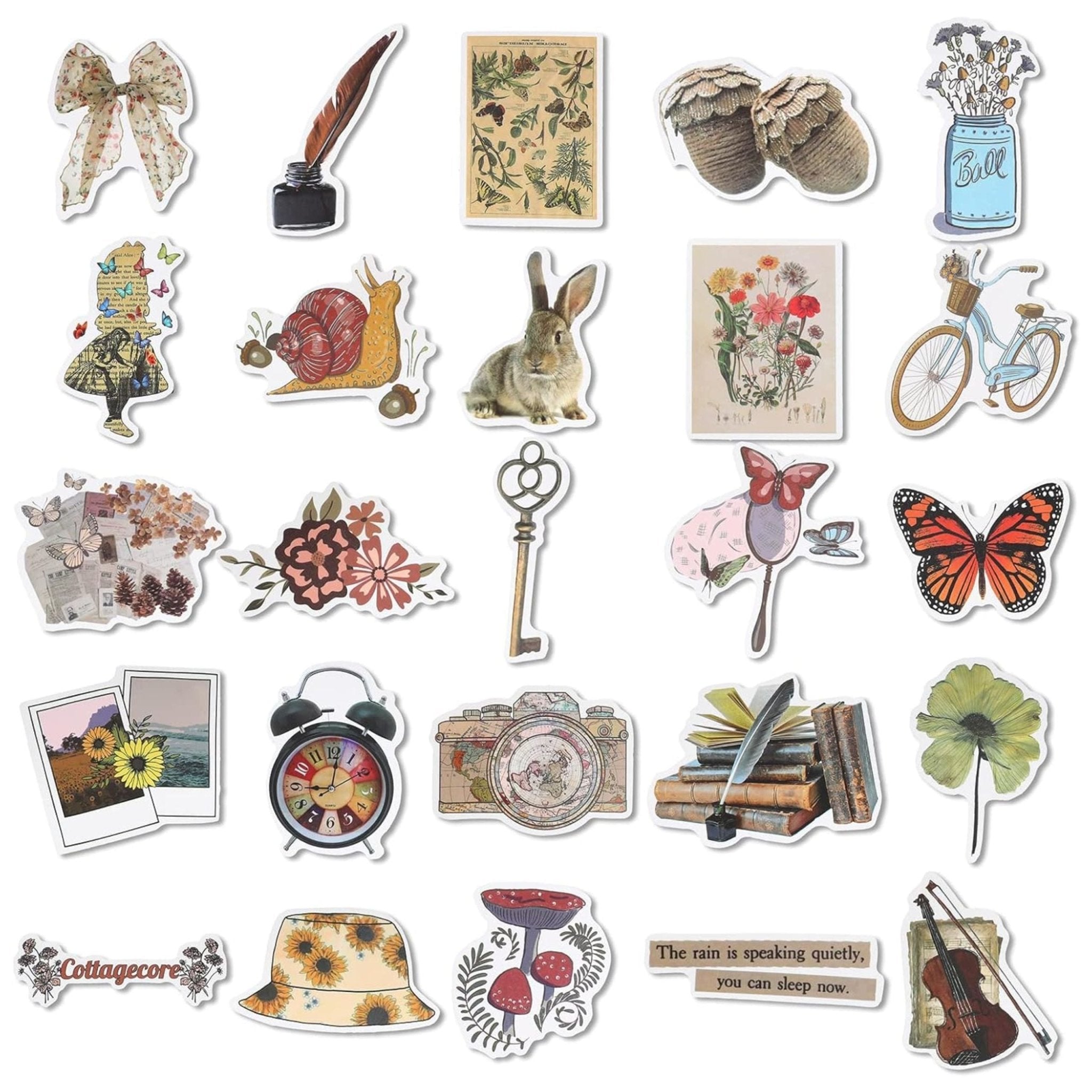 Sticker Vintage - 50pc