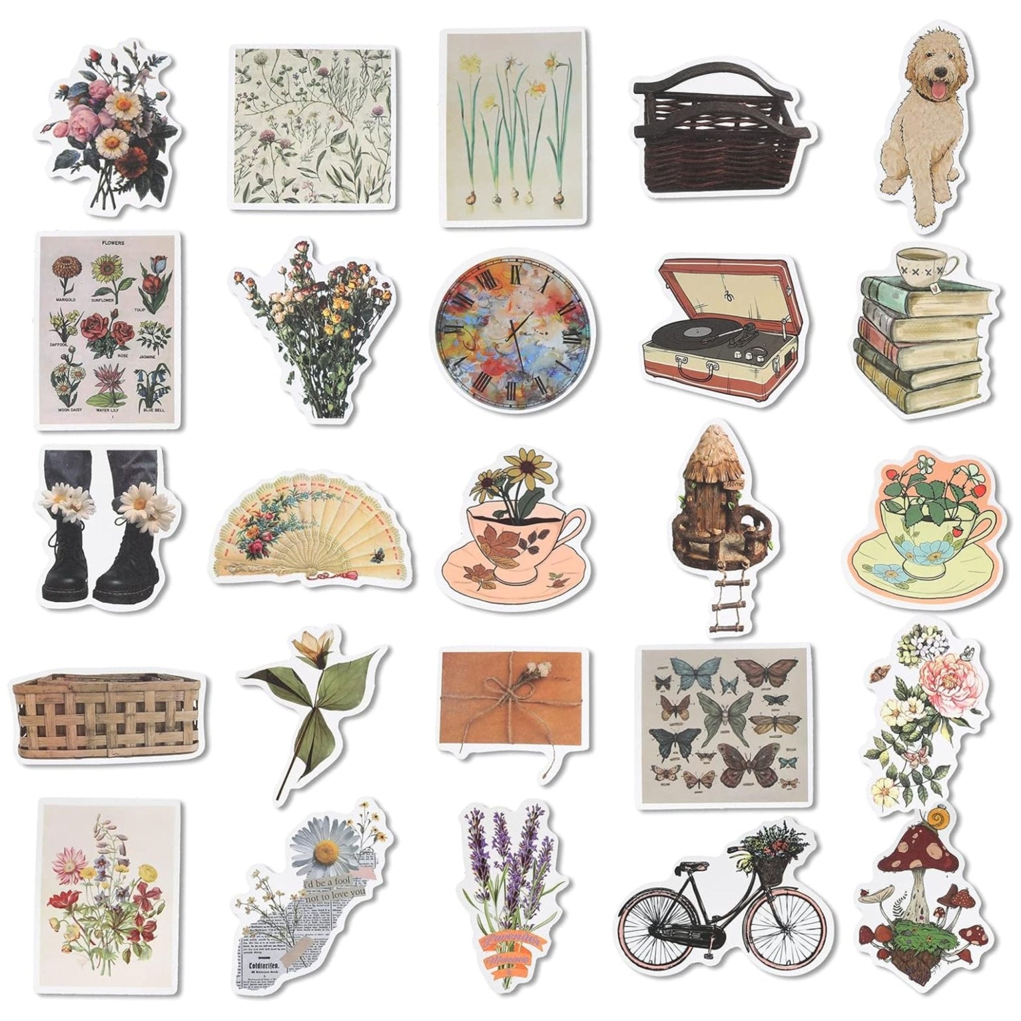 Sticker Vintage - 50pc