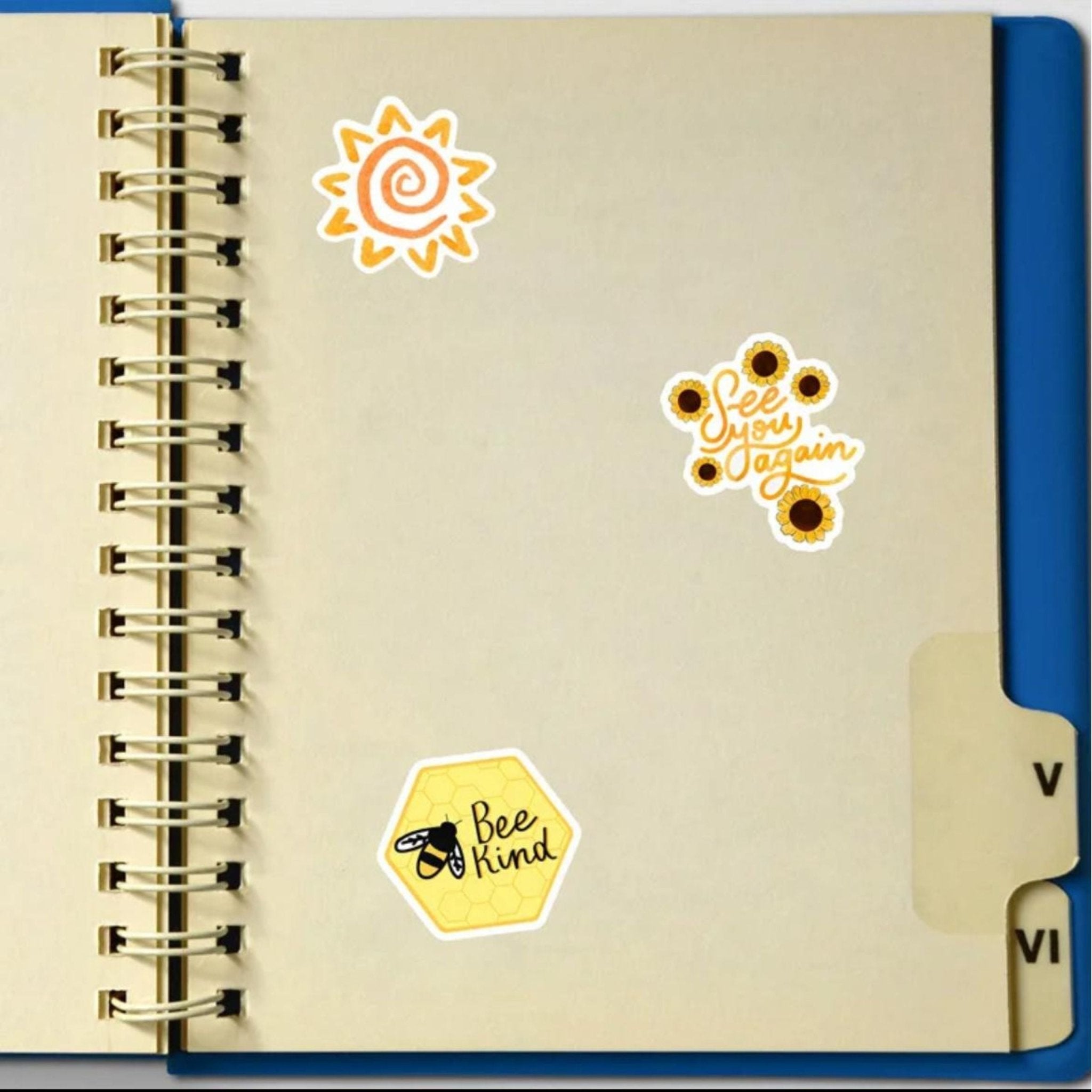 Sticker Yellow Vsco - 50pc
