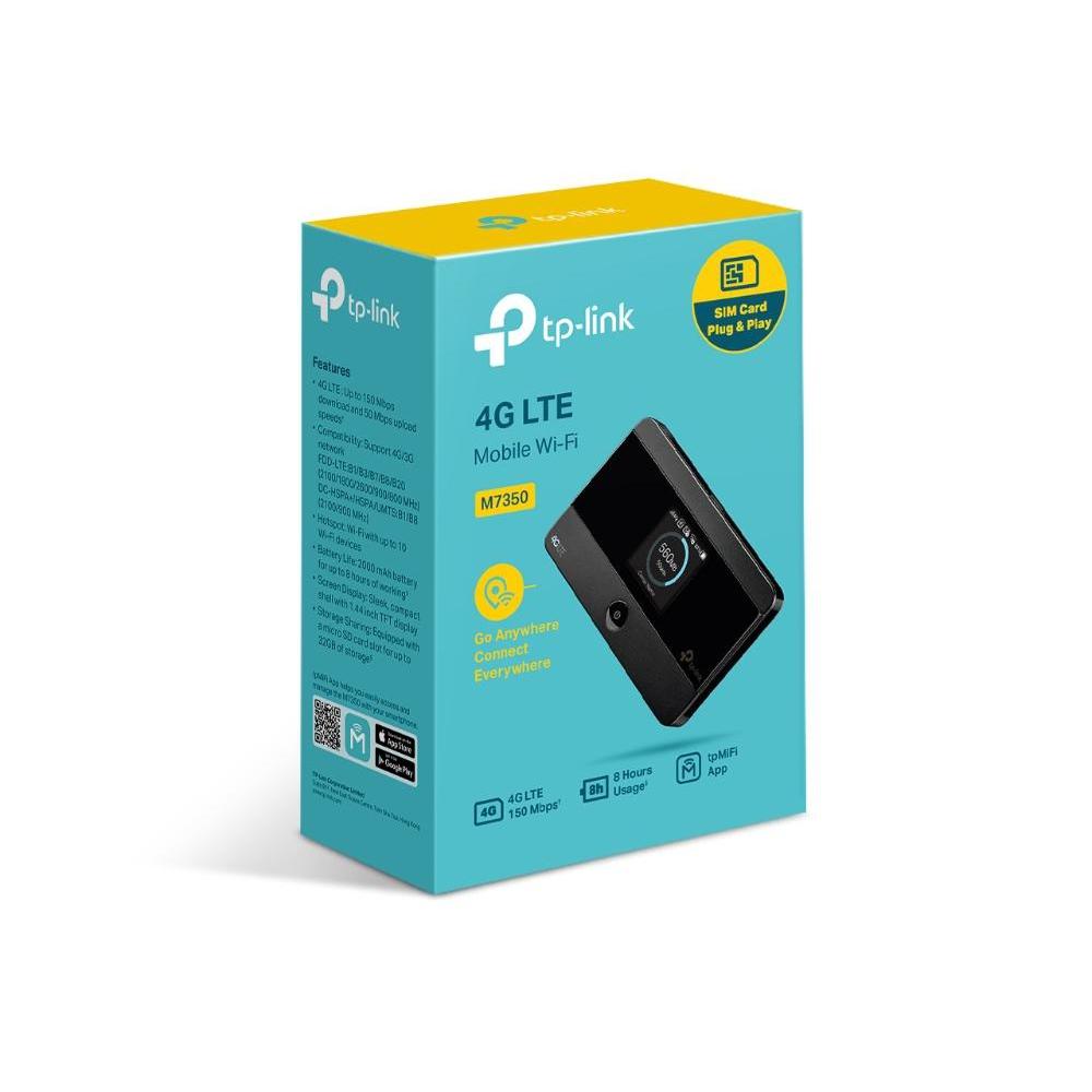 TP-Link M7350 4G LTE Mobile Wi-Fi 150Mbps - Black