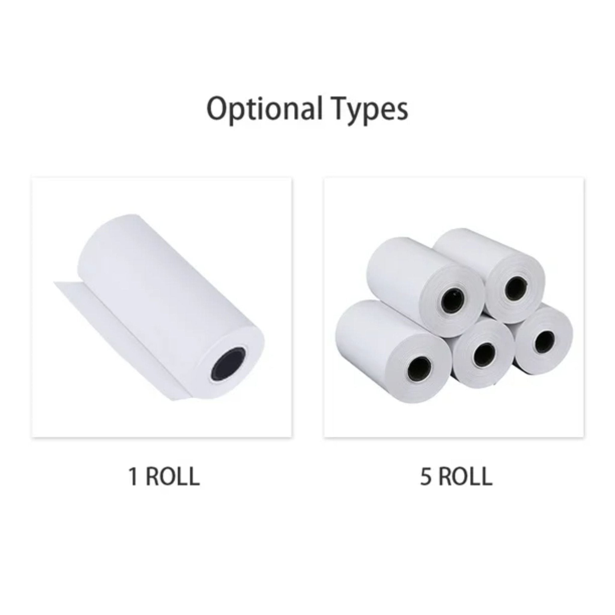 Thermal Paper Roll 57*30mm Printing paper for Portable Mini Photo Thermal Printer 5 Rolls