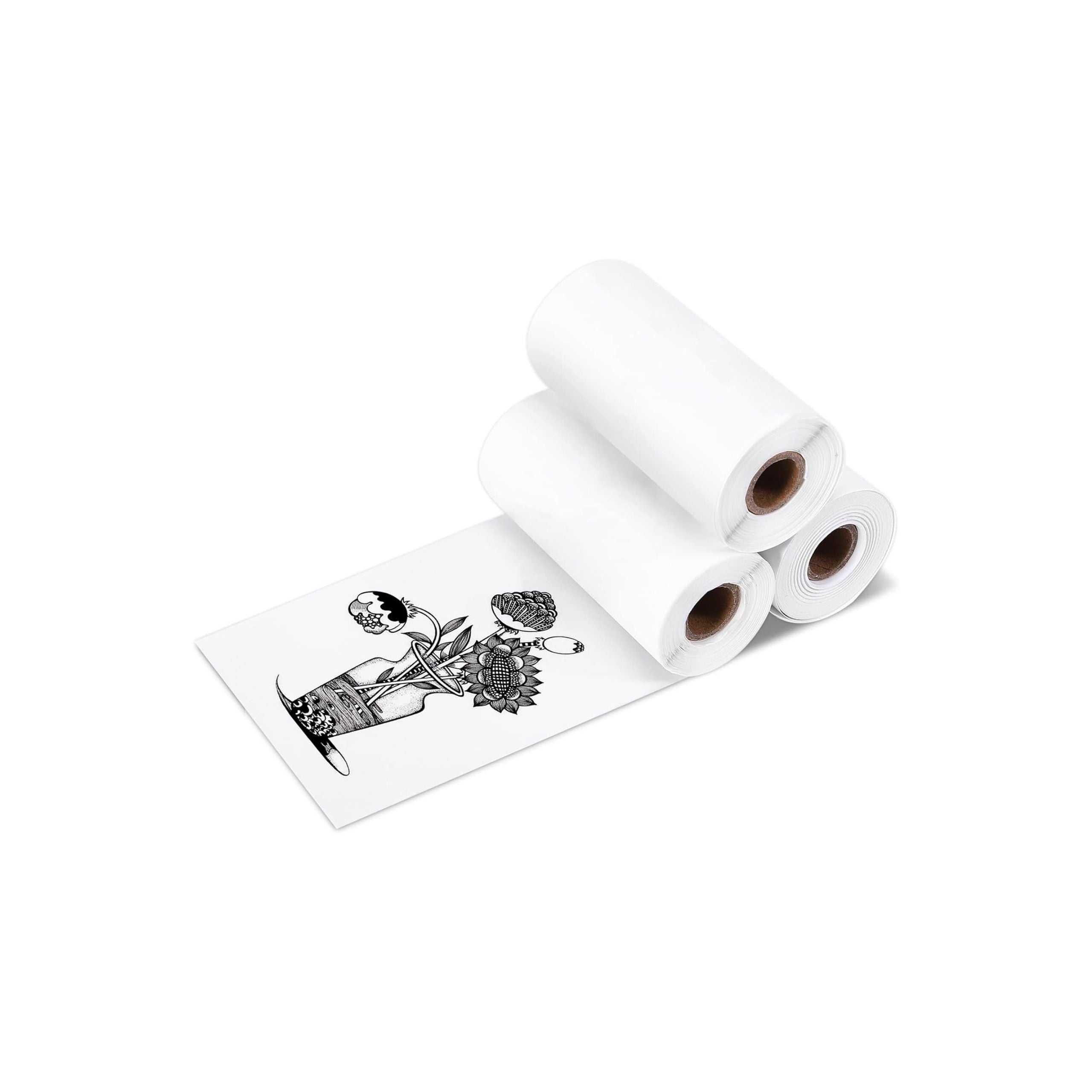 Thermal Paper Roll 57*30mm Printing sticker for Portable Mini Photo Thermal Printer 5 Rolls