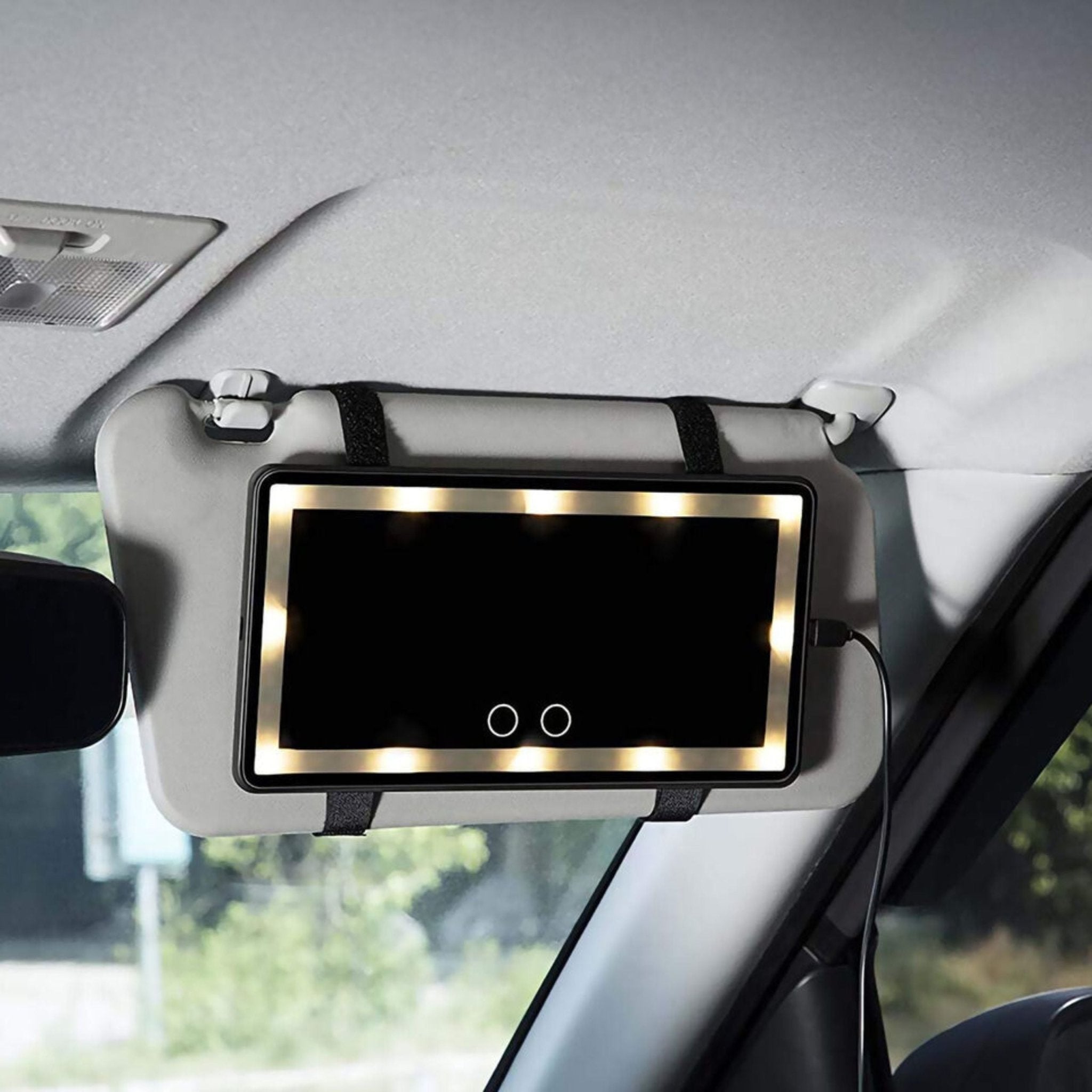 Touch Screen Car Makeup Mirror Led Light