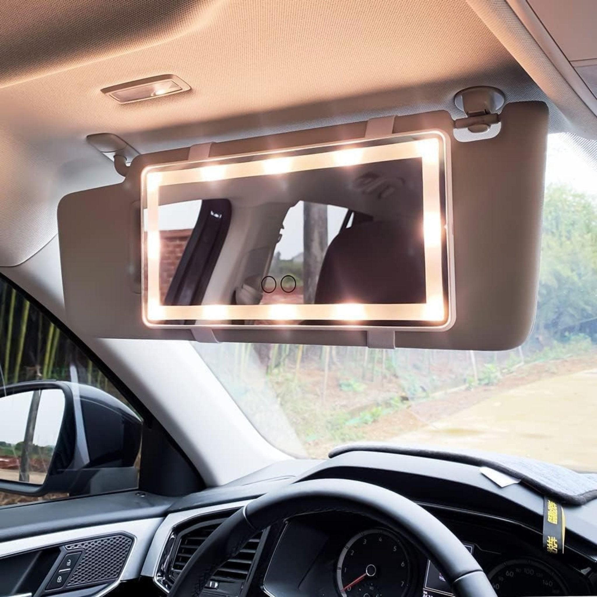 Touch Screen Car Makeup Mirror Led Light