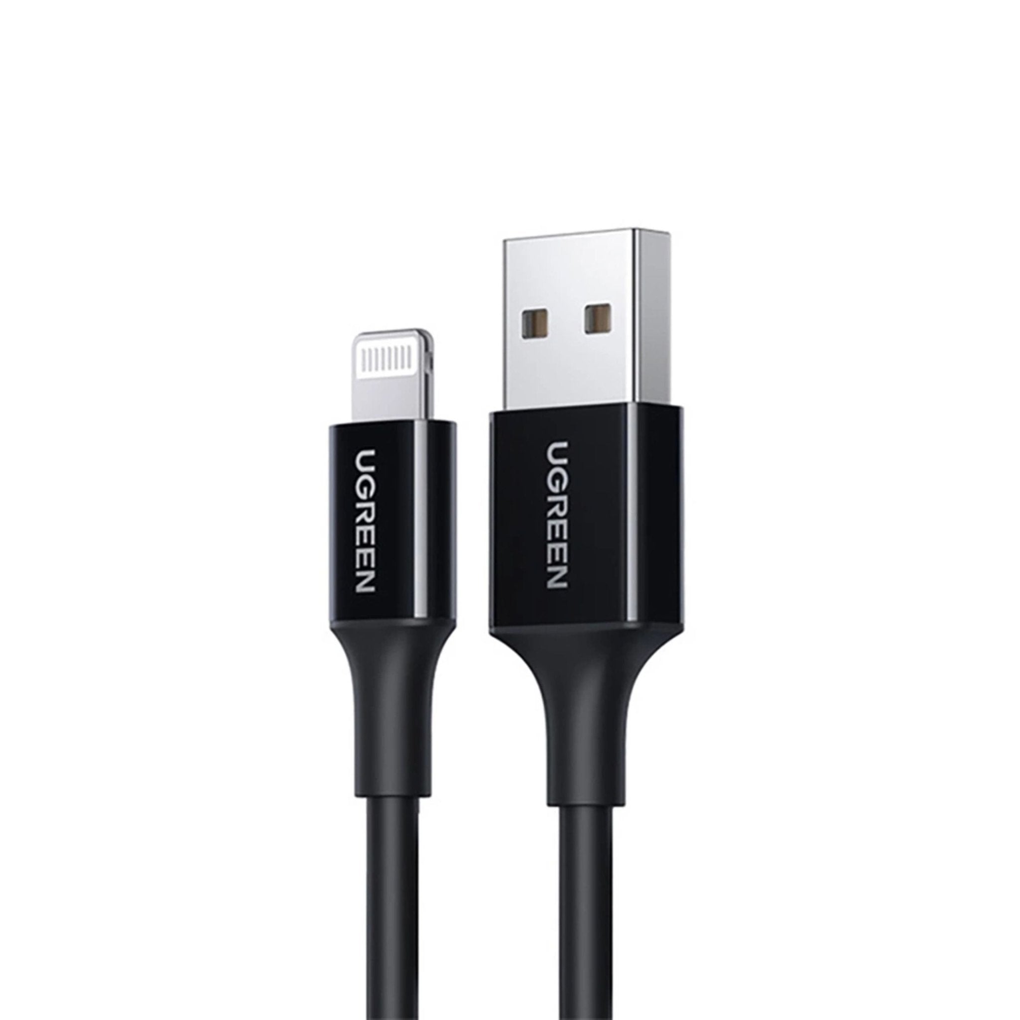UGREEN 2.4A USB-A to Lightning PD Fast Charging Cable 1m - Black