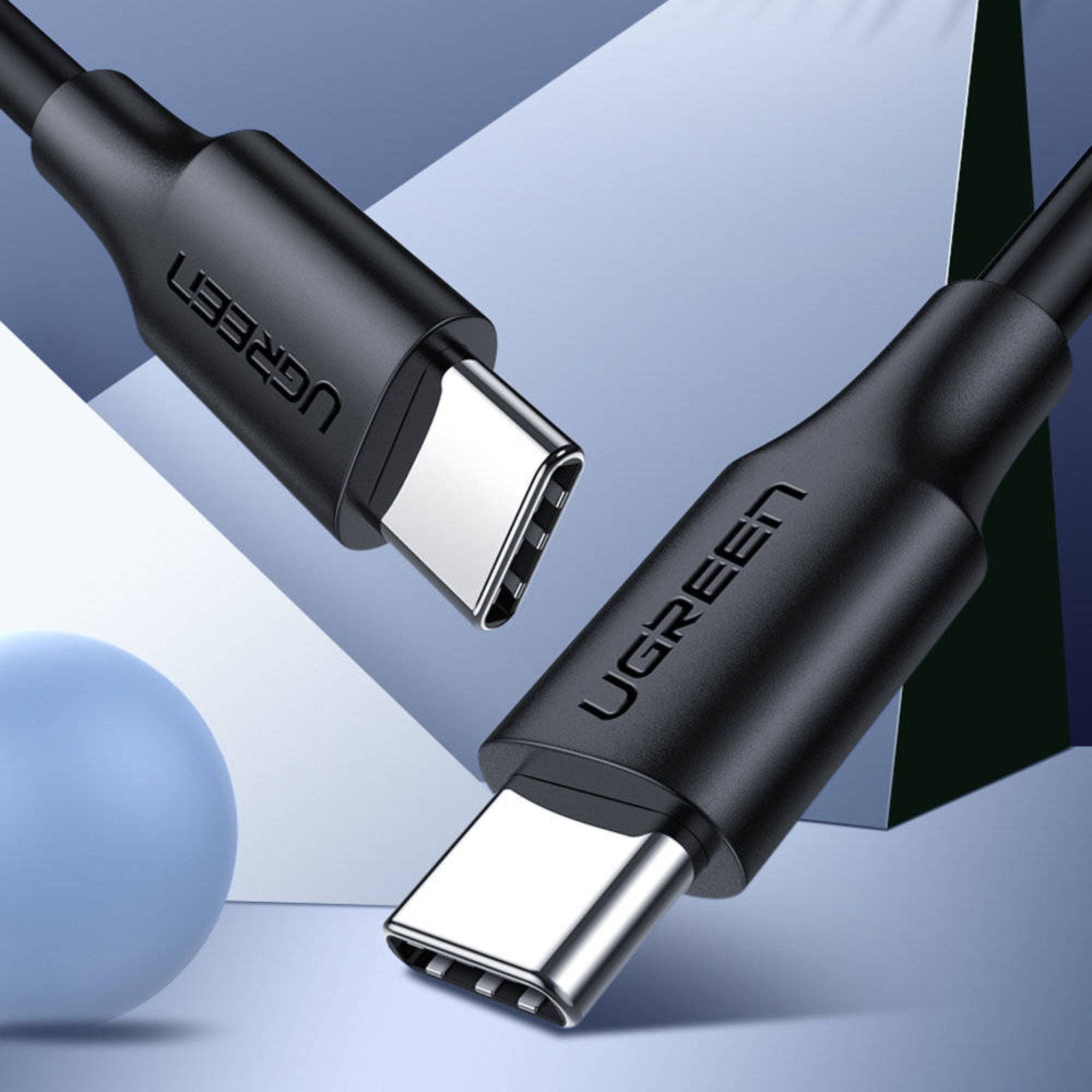 UGREEN 60W USB-C To USB-C PD Fast Charging Cable 3m - Black