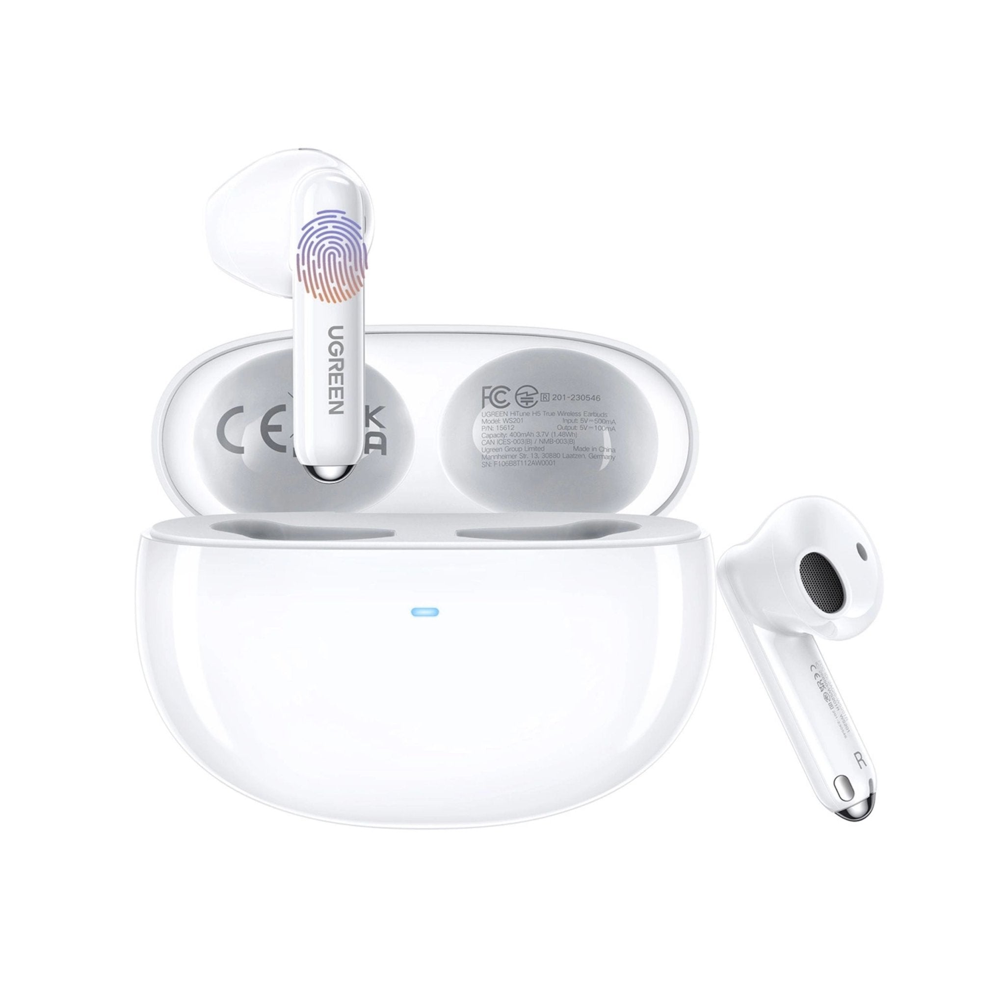 UGREEN HiTune H5 True Wireless Earbuds (26hrs) - White