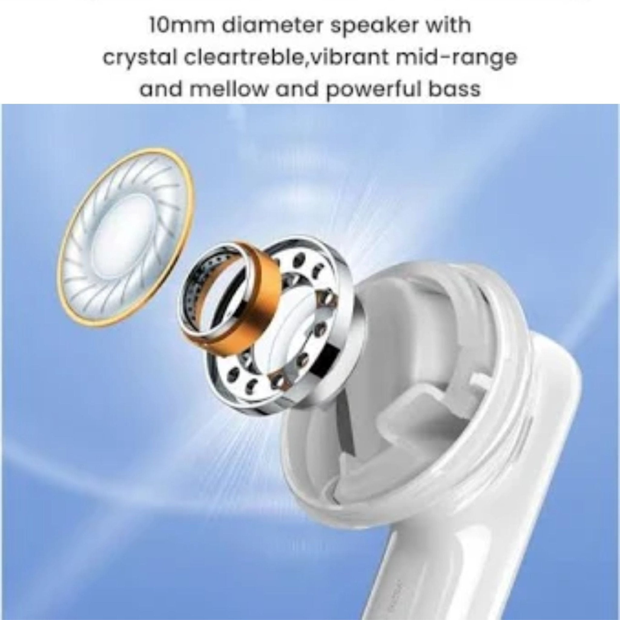 UGREEN HiTune T6 ANC TWS Wireless Earbuds (30hrs) - White