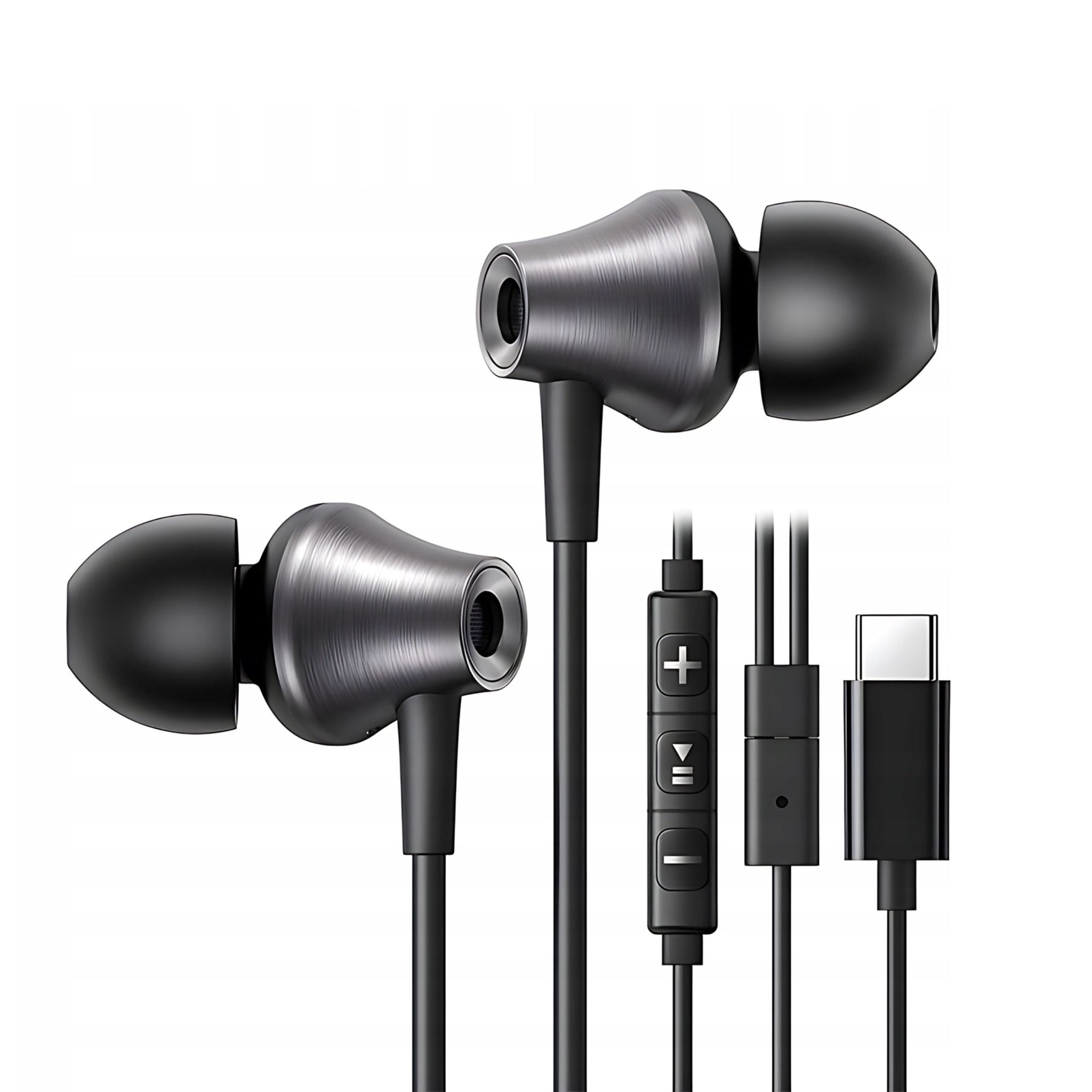 UGREEN In-Ear Wired Earphones With USB-C Connector - Black