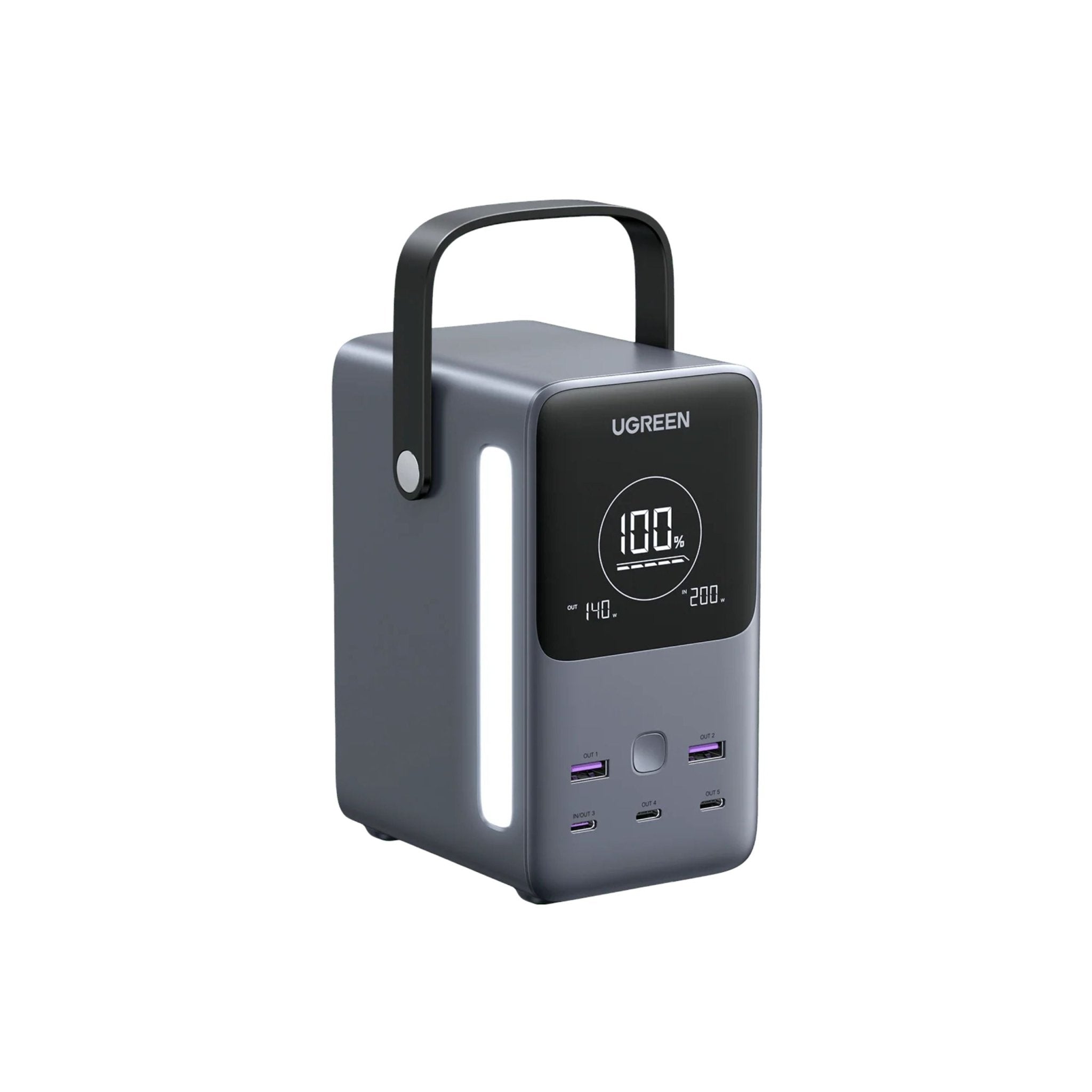 UGREEN Nexode PD 300W Fast Charging Power Bank 48000mAh with Emergency Light - Grey