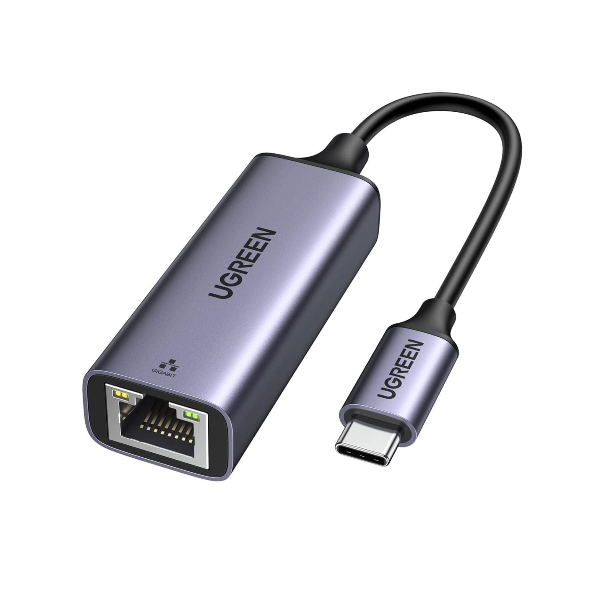 UGREEN RJ45 USB-C to Gigabit Ethernet Adapter - Gray