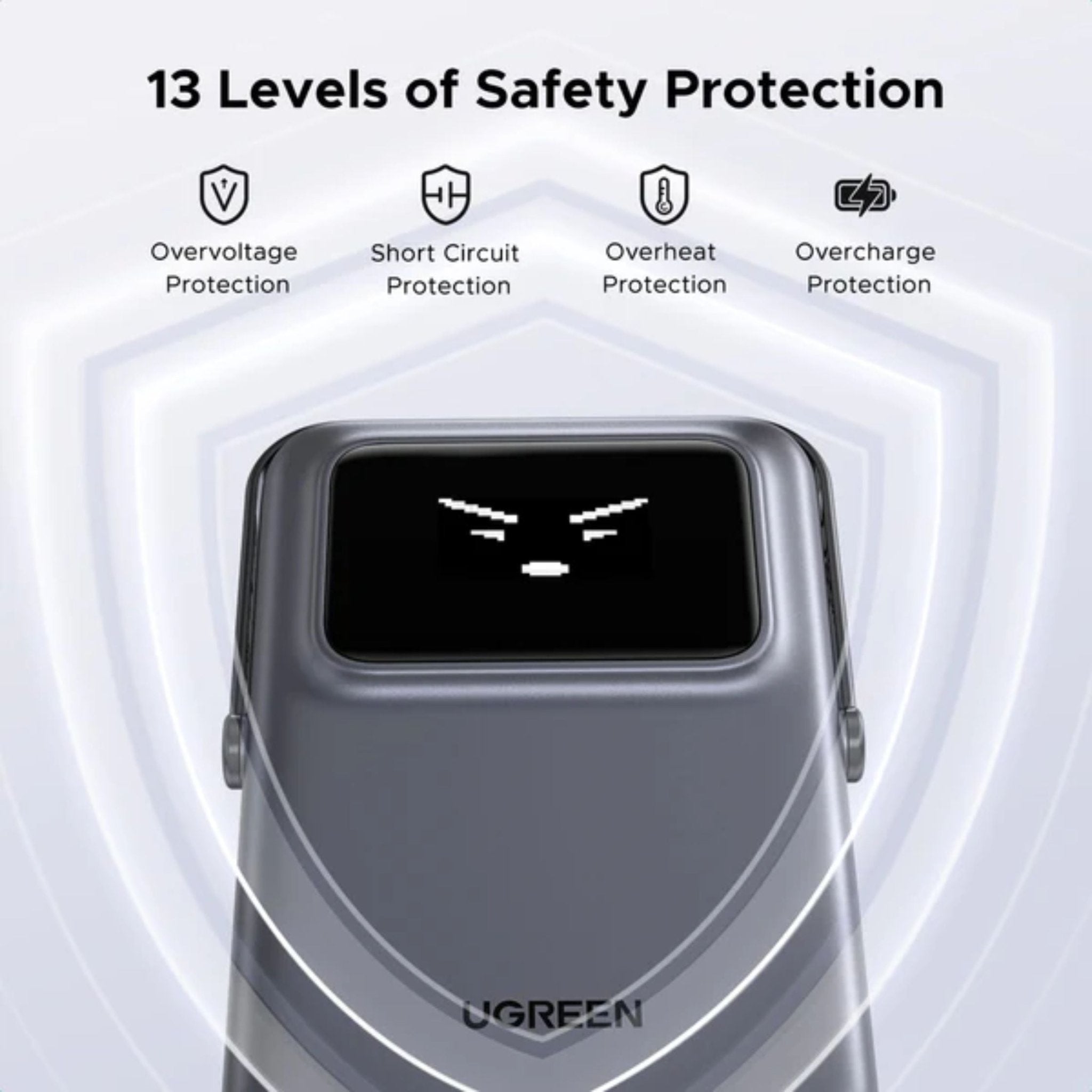 UGREEN Uno 20W Magnetic Wireless Power Bank 5000mAh Built-In Stand