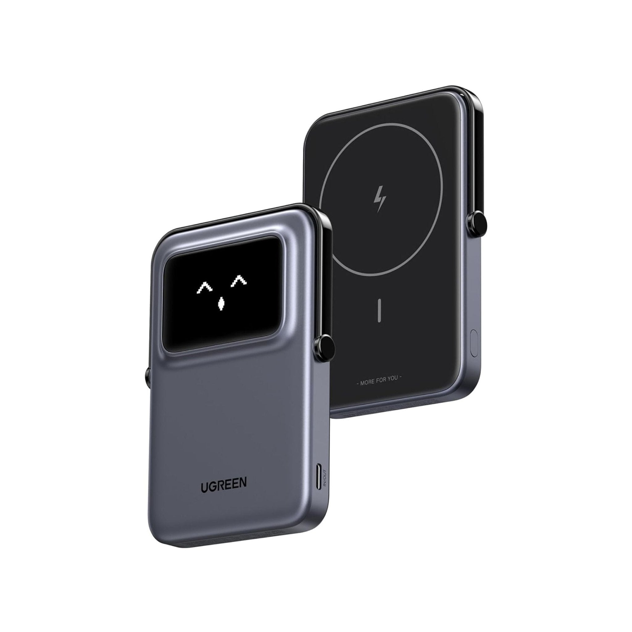 UGREEN Uno 20W Magnetic Wireless Power Bank 5000mAh Built-In Stand