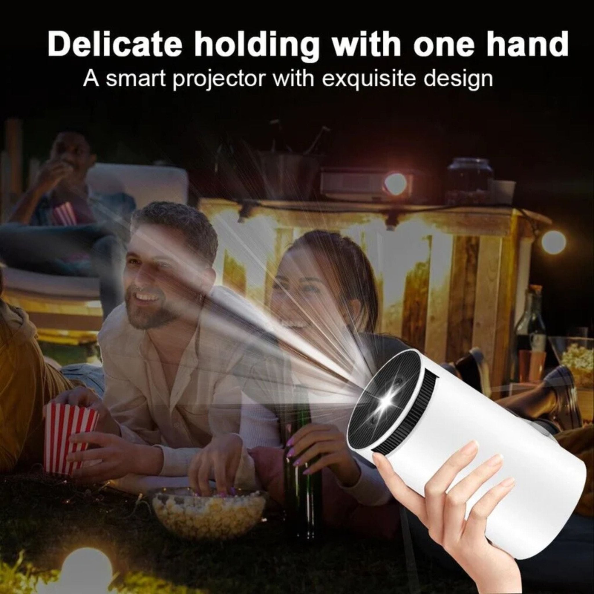 Ultra HD High Dynamic Range Projector - White