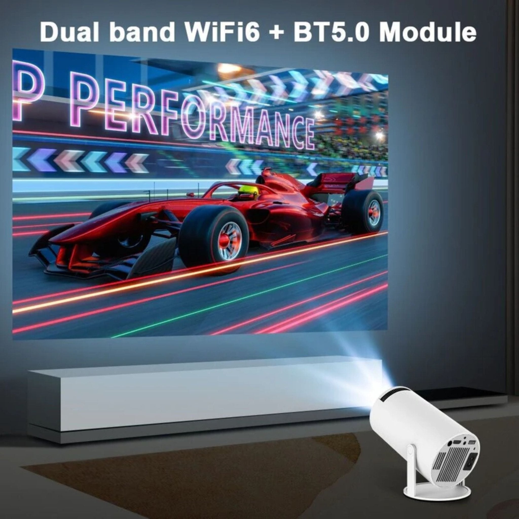 Ultra HD High Dynamic Range Projector - White